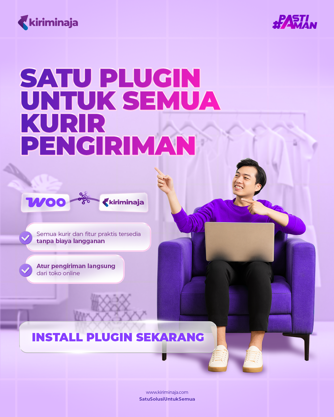 kiriminaja.com Facebook ad: Solusi Pengiriman Praktis untuk Seller & Brand Owner