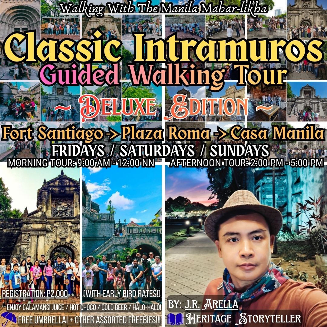 The Manila Maharlikha Facebook ad: INTRAMUROS GUIDED TOURS