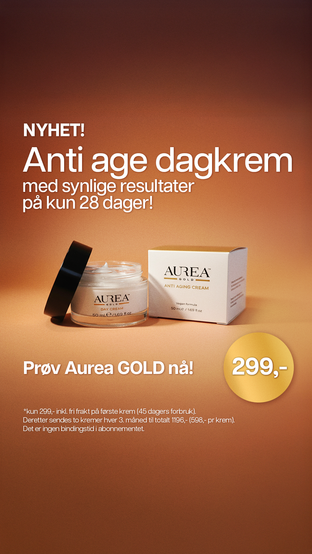 Aurea Gold Facebook ad from May 28, 2026