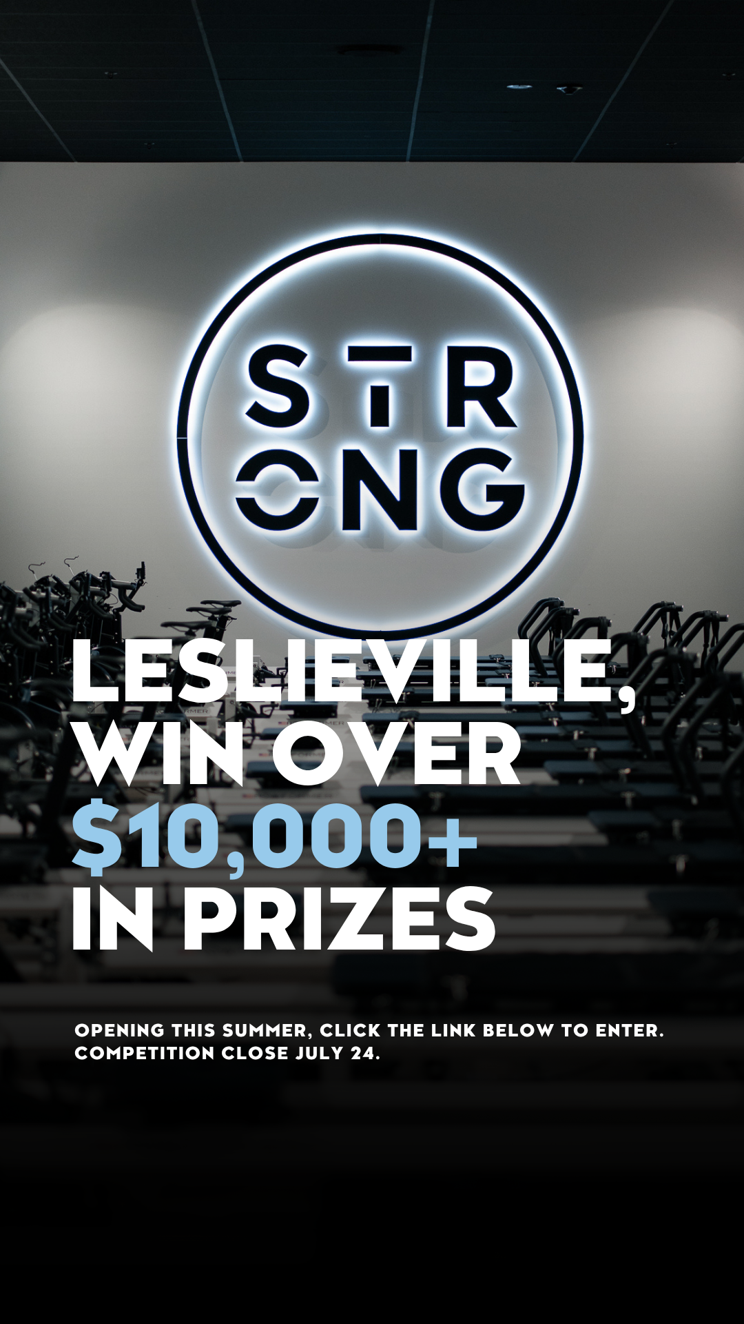 Strong Pilates Leslieville Facebook ad: WIN $10,000+! ENDS JULY 24th!