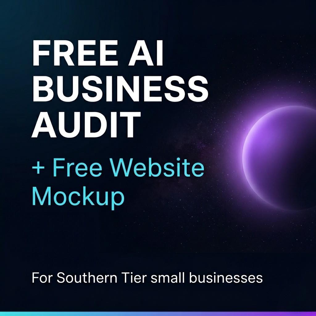 Galaxy Automations Facebook ad: Free Business Audit + Website Mockup