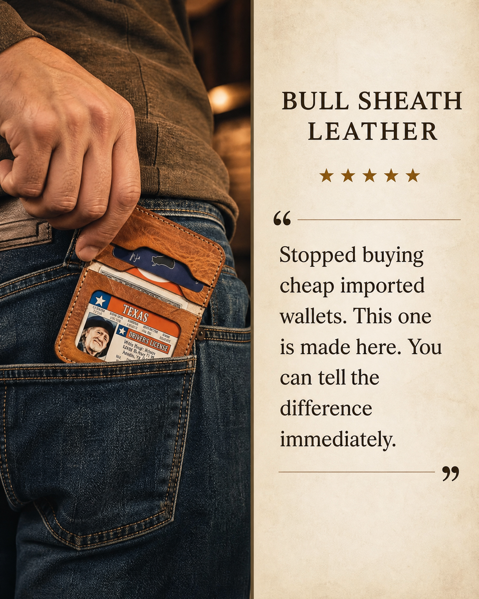 Bull Sheath Leather Facebook ad