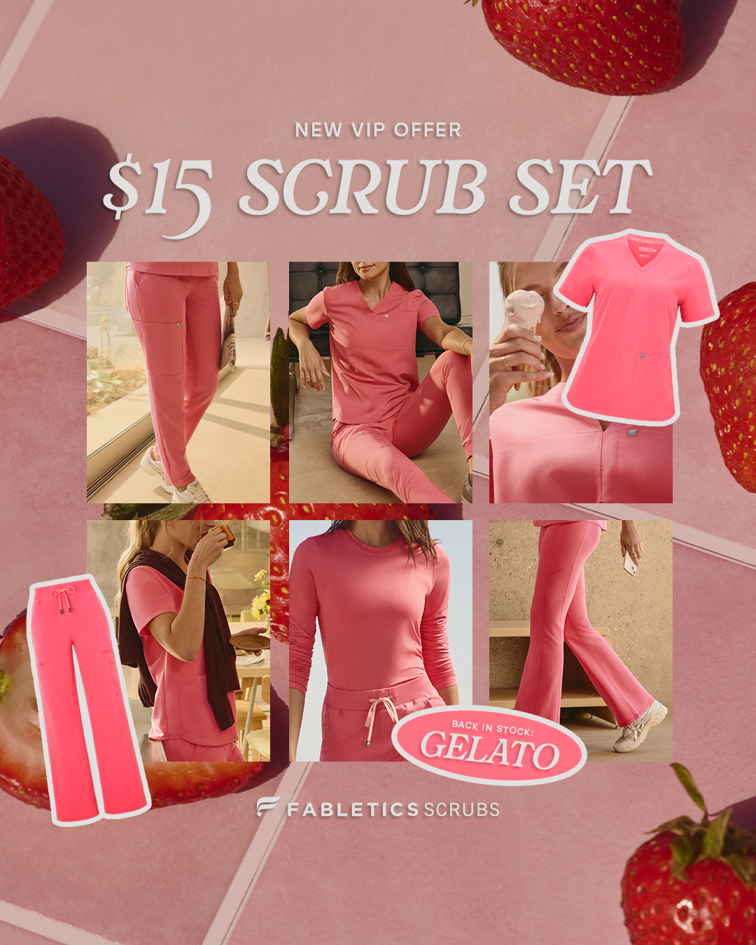 Fabletics Scrubs Facebook ad