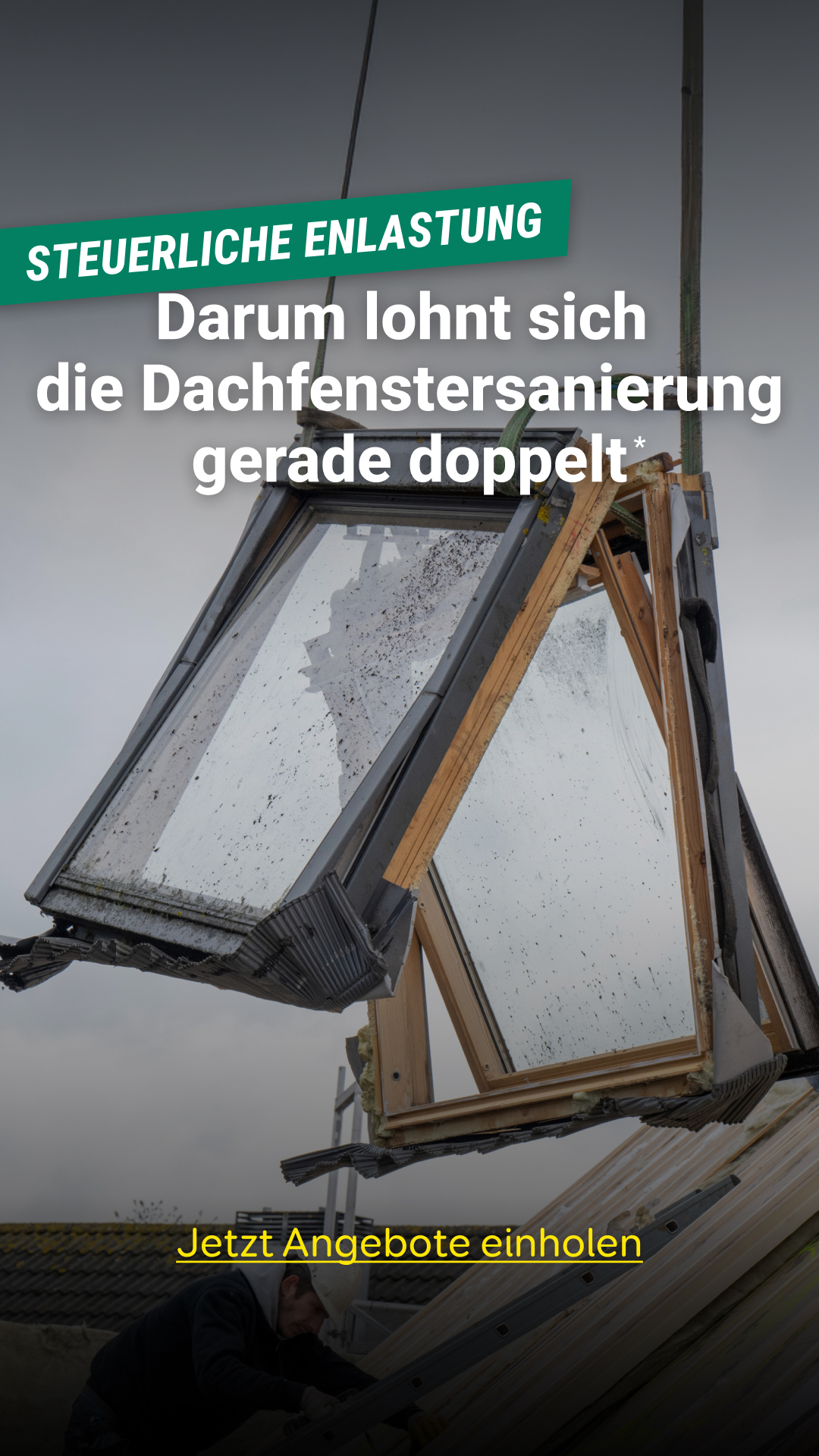 Aroundhome - Dachfenster Facebook ad from Mar 9, 2026