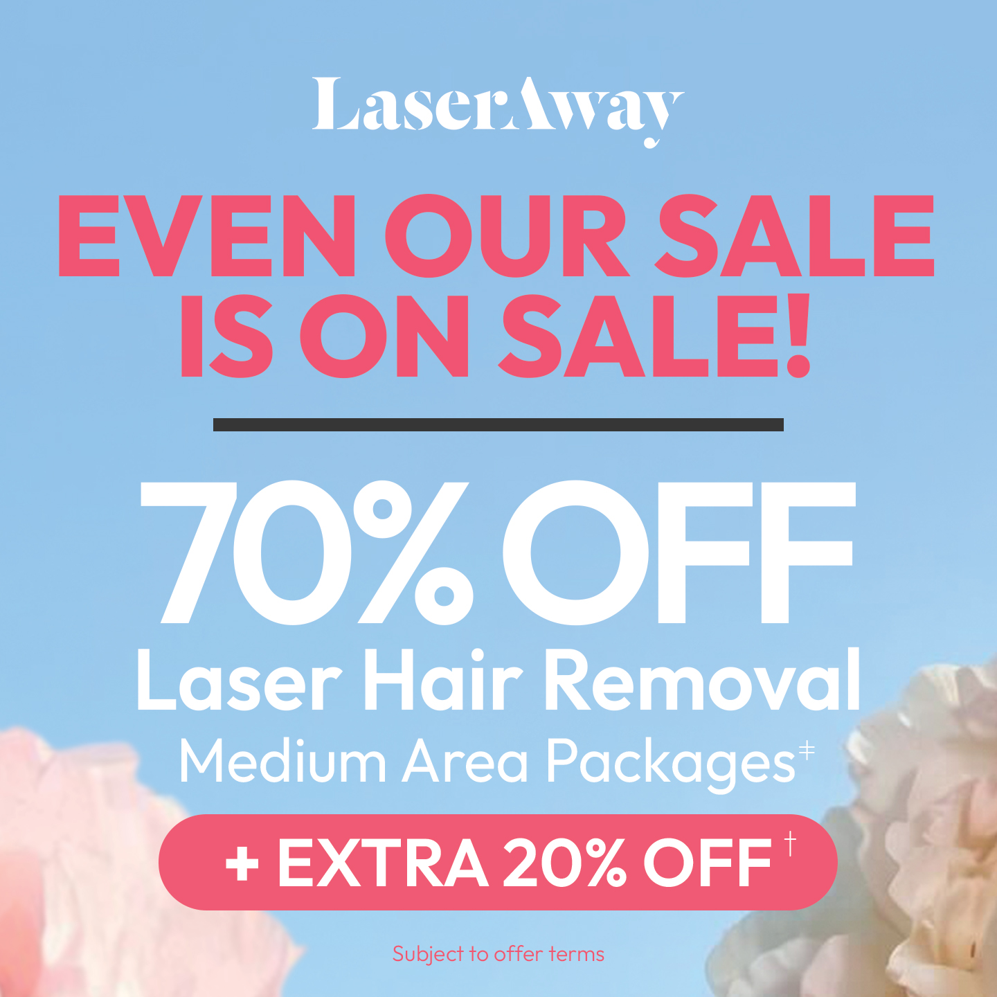 LaserAway Facebook ad