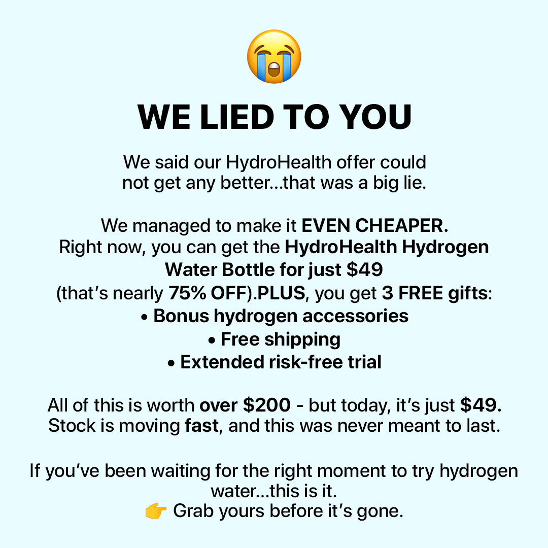 Hydrohealth Facebook ad