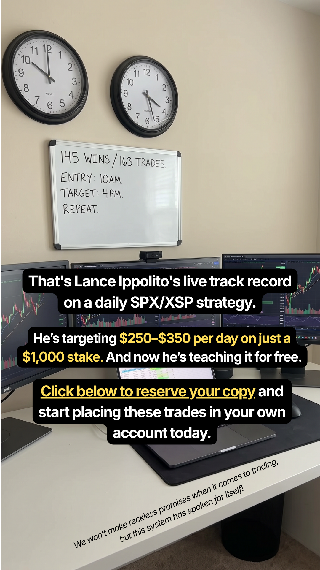 Elite Money Trader Facebook ad