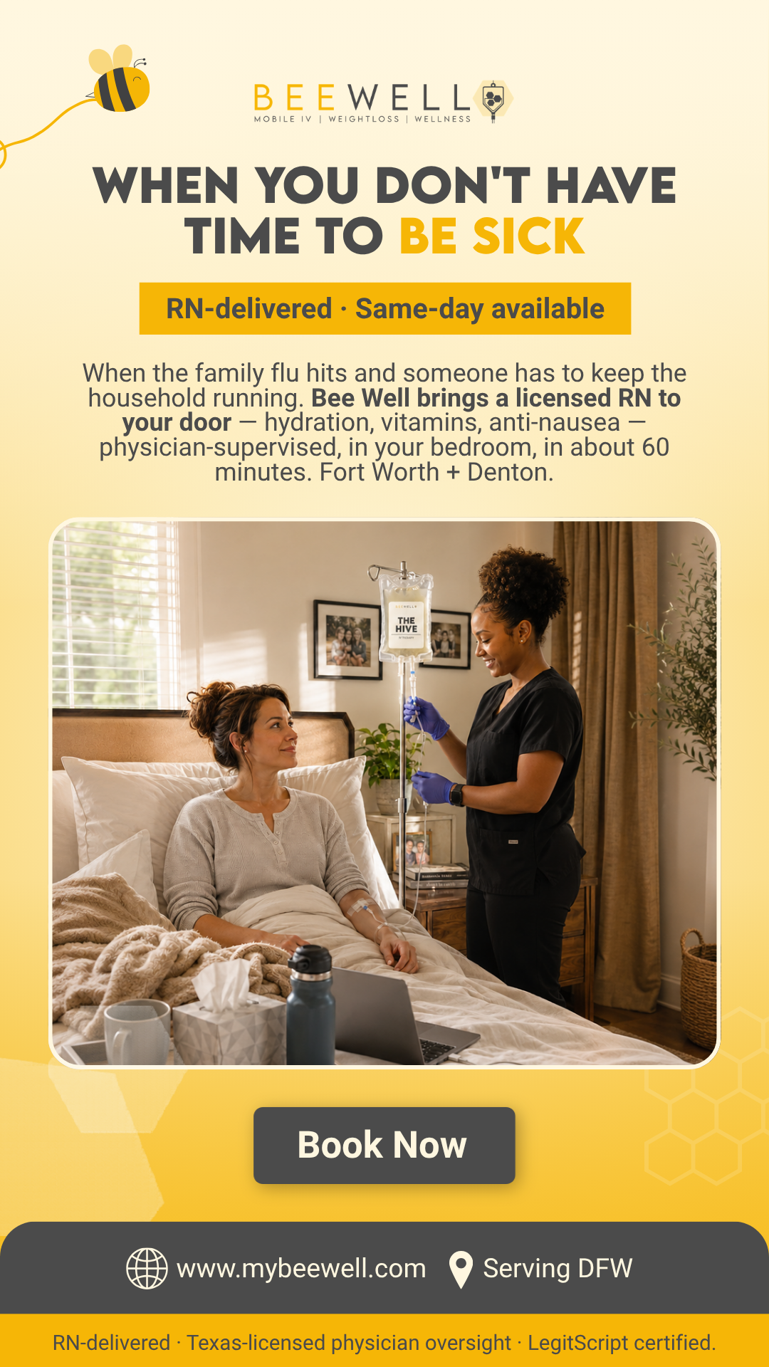 Bee Well Facebook ad from Jun 13, 2026