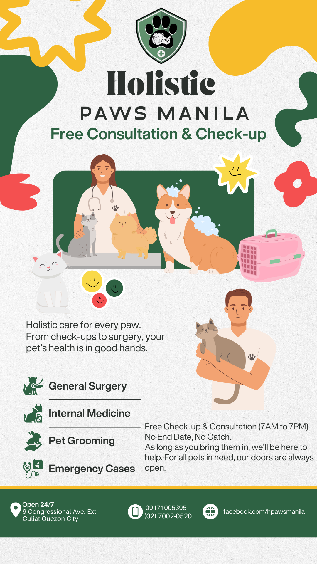 Holistic Paws Manila Facebook ad