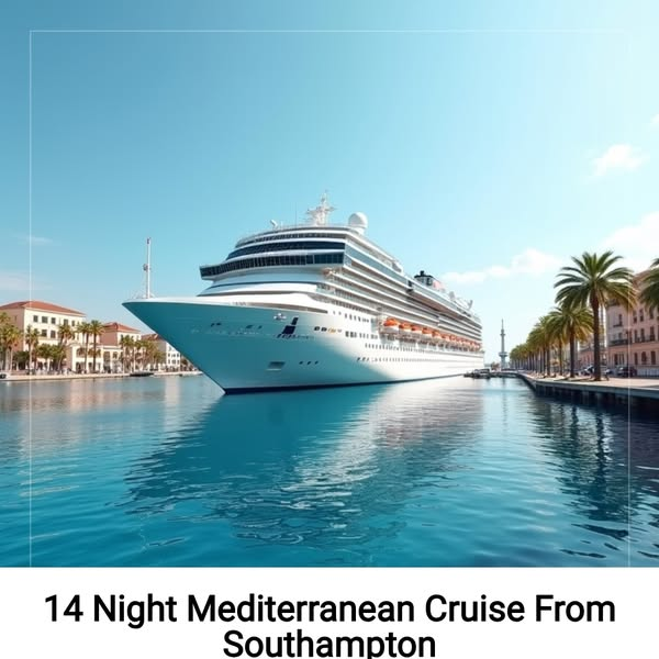 Smart Wealth Facebook ad: 14 Day Mediterranean Cruise From Southampton