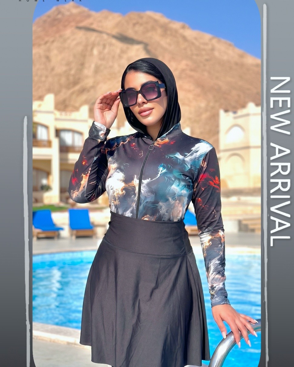 Mg fashion Facebook ad: ليكي خصم ٥٠٪ لو طلبتي البوركيني ده النهارده…
