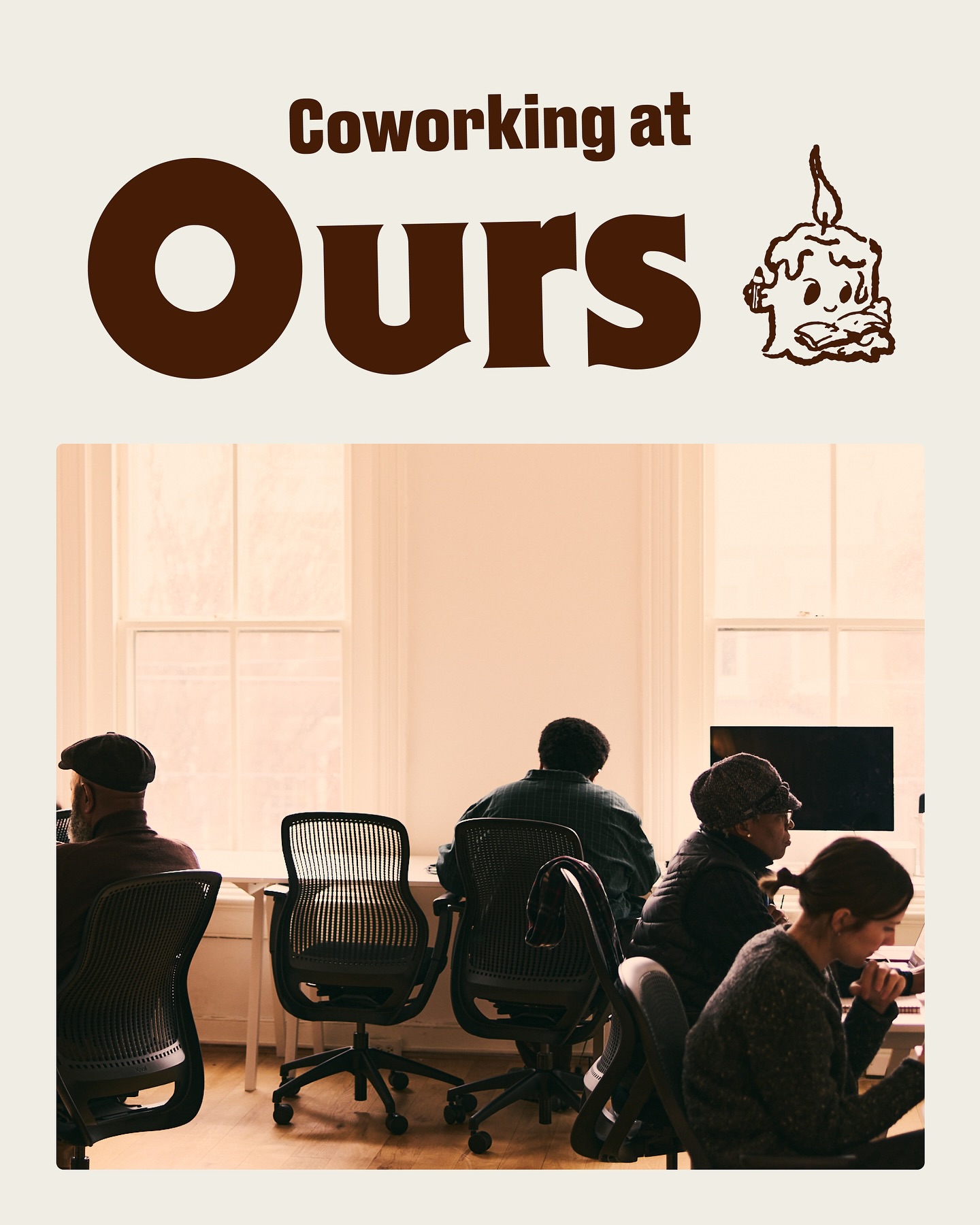 Ours: Where We’re Together Facebook ad: Our members are the driving force behind Ours.