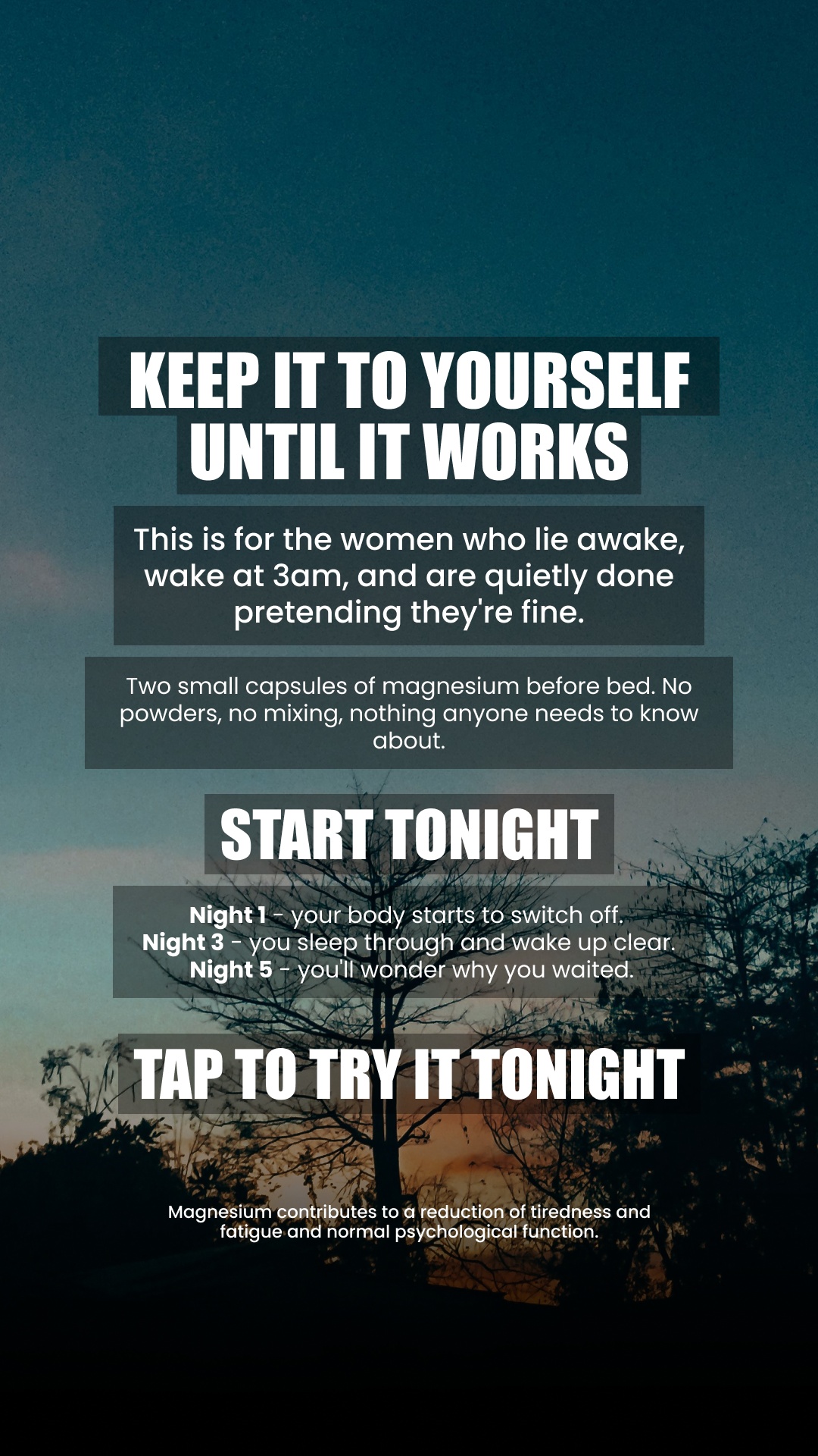 Nutrition Geeks Facebook ad