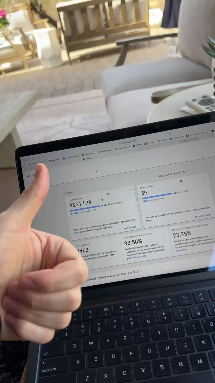 Brandon Ewing does Google Ads Facebook ad: Join 7 Days Free
