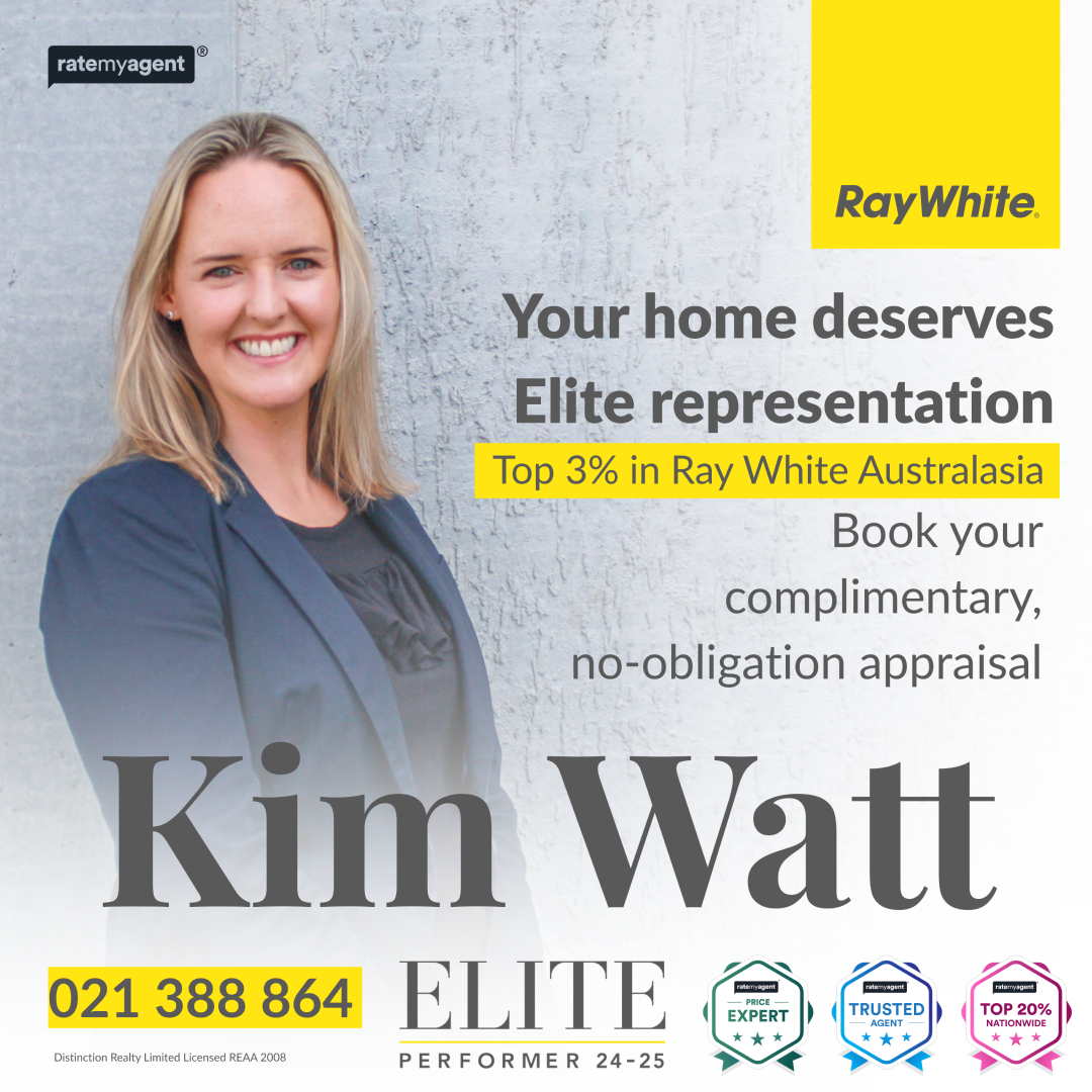 Ratemyagent NZ Promoted Awards Facebook ad: Get in touch with Kim
