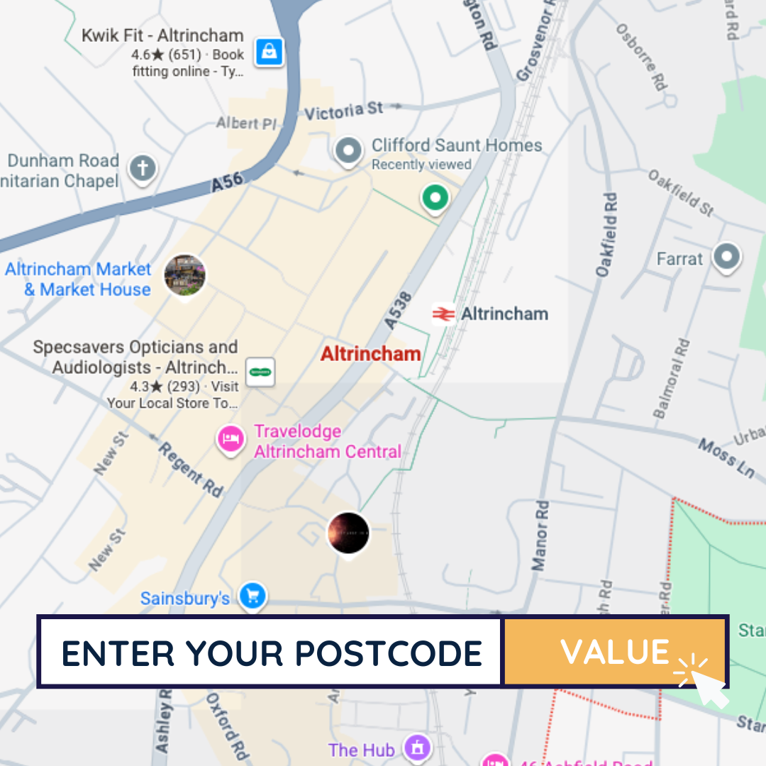 Clifford Saunt Homes Facebook ad: Altrincham | Online Valuation