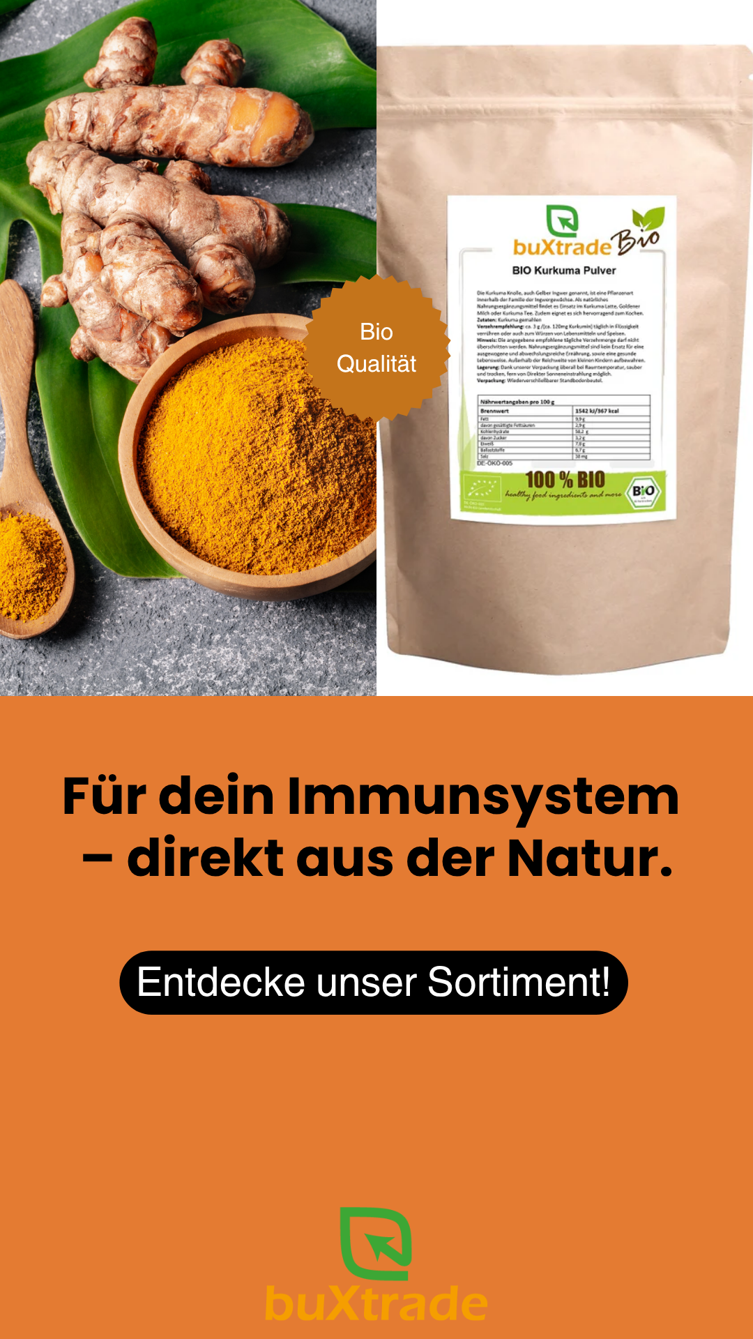 Buxtrade - Healthy food ingredients and more Facebook ad