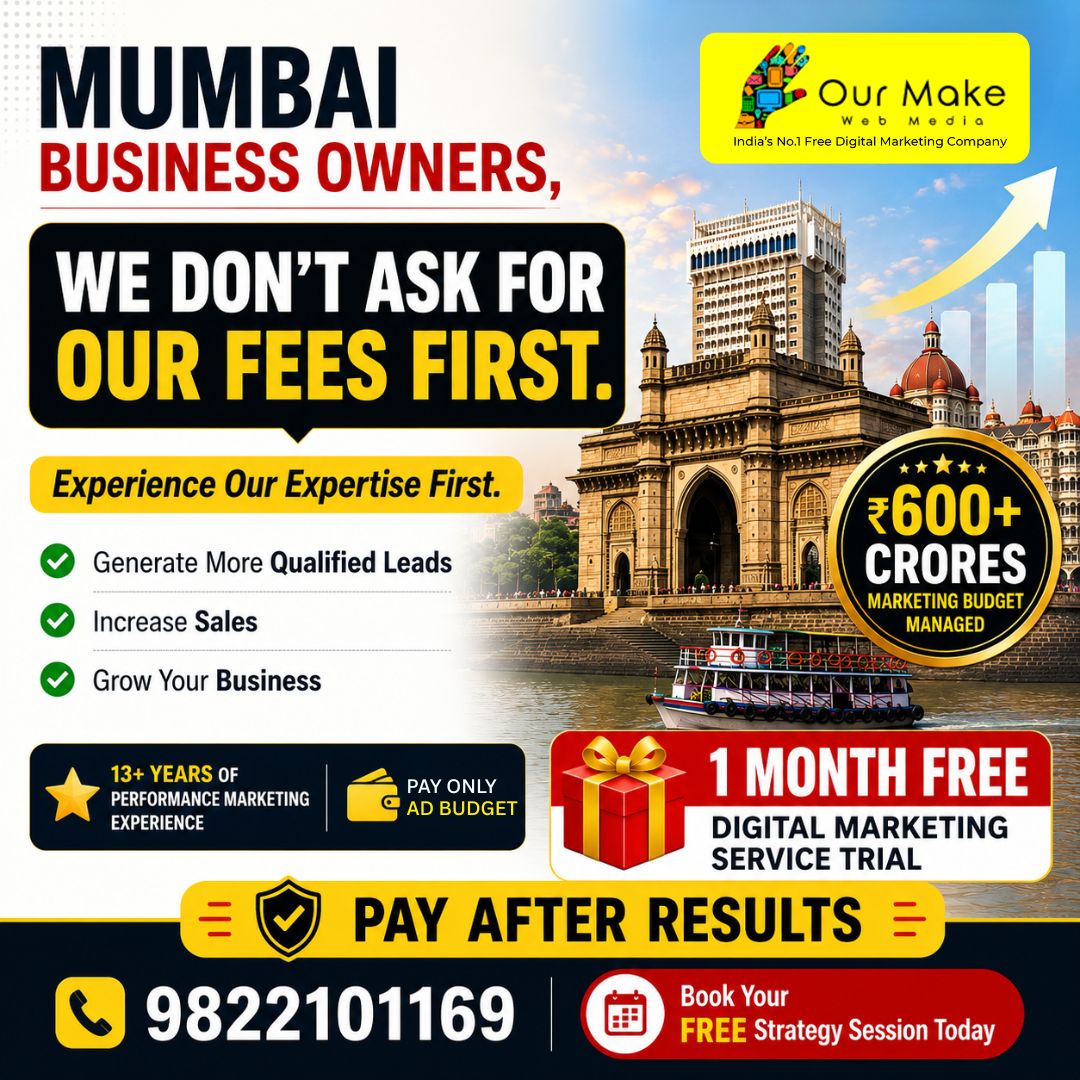 Our Make Web Media Facebook ad