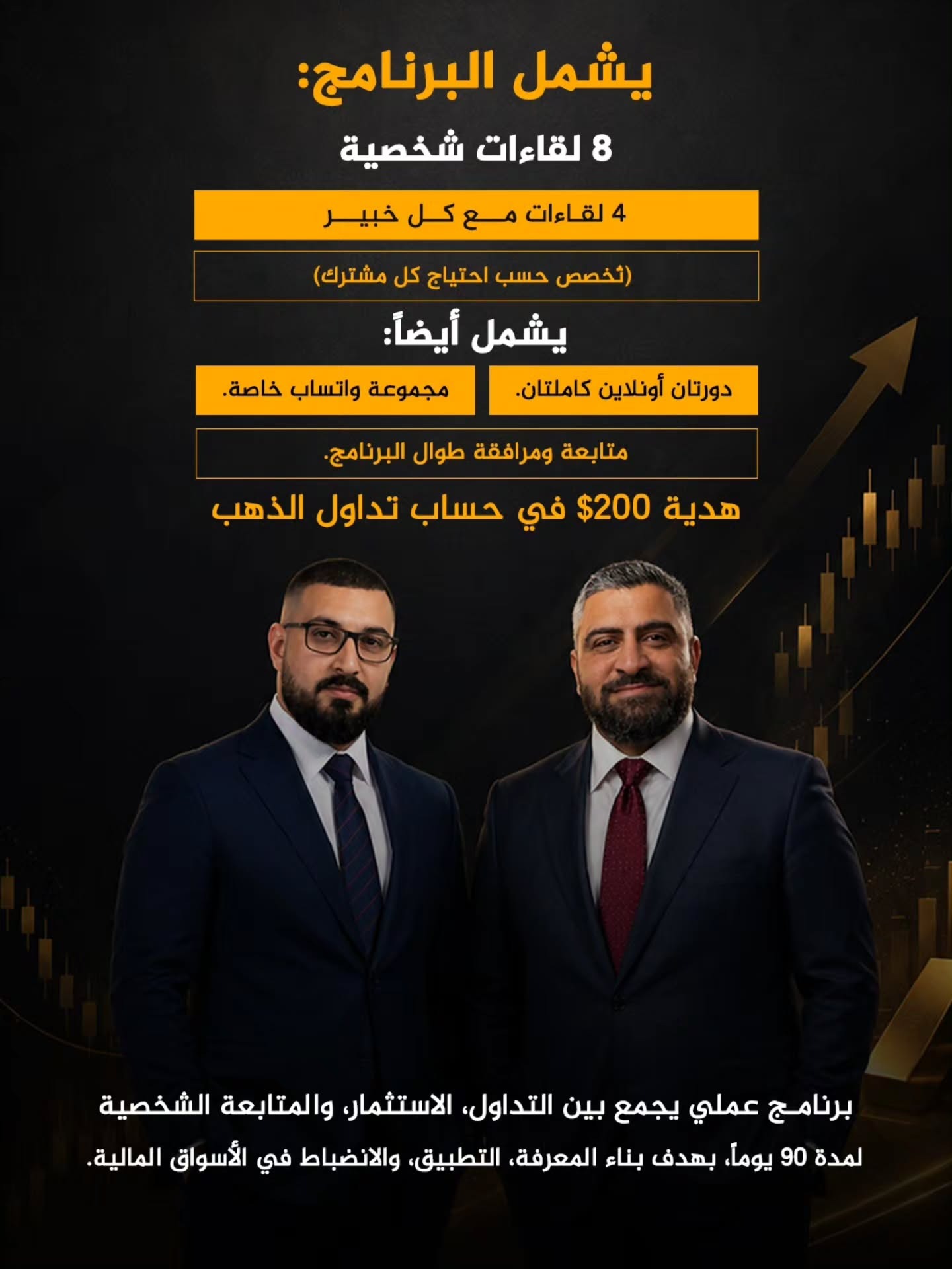 Stox Academy Facebook ad: ابدأ رحلتك في الأسواق المالية بثقة