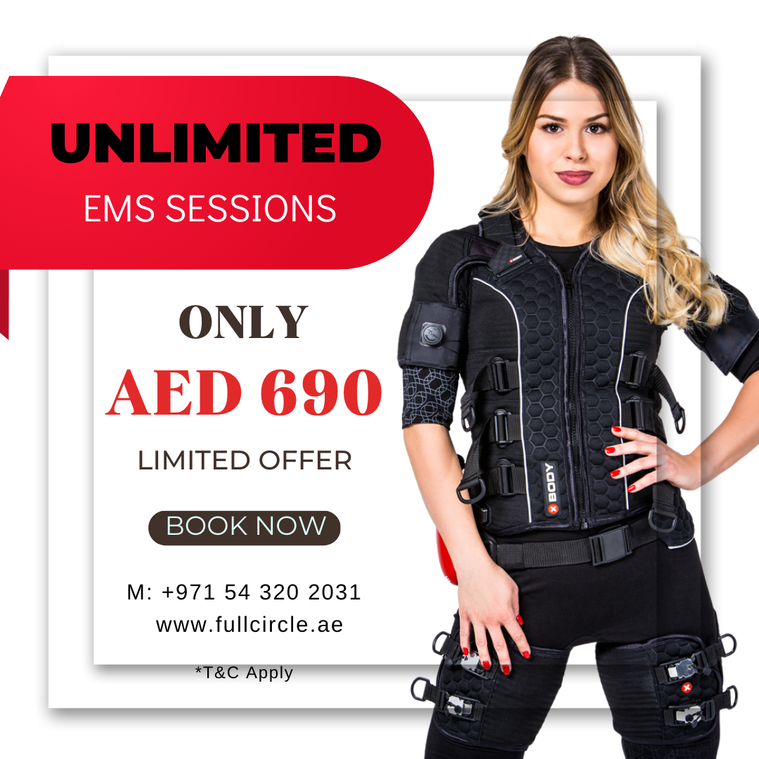 Full Circle EMS Body Fitness Facebook ad: Book a Free Consultation from Fitness Experts Now