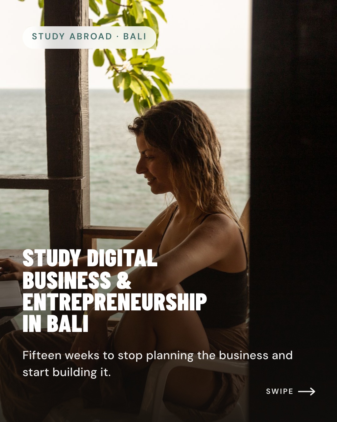 Study In Bali Facebook ad