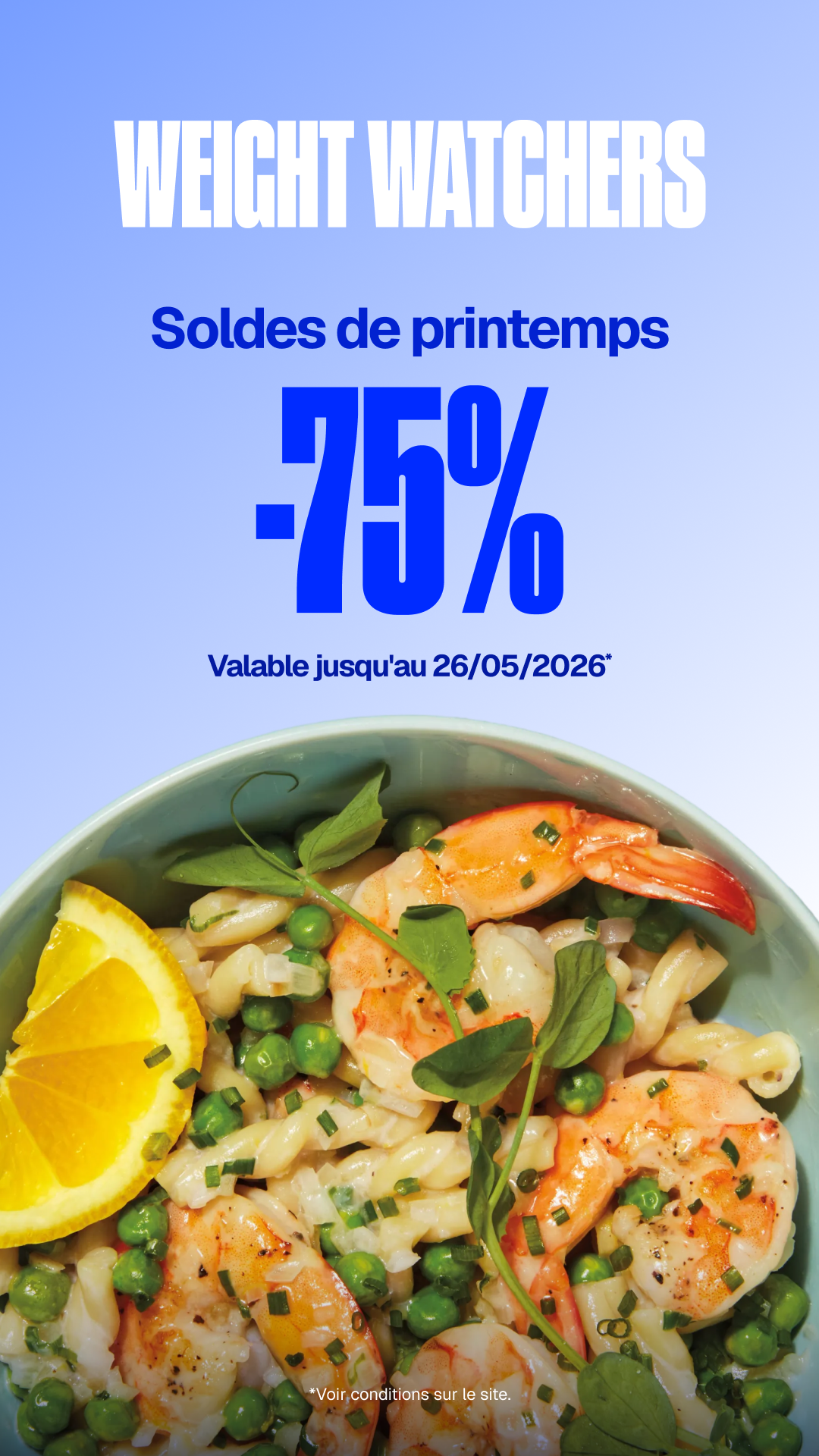 WeightWatchers Facebook ad