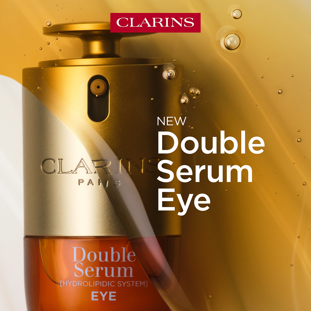 Clarins Facebook ad: Clarins Double Serum Eye