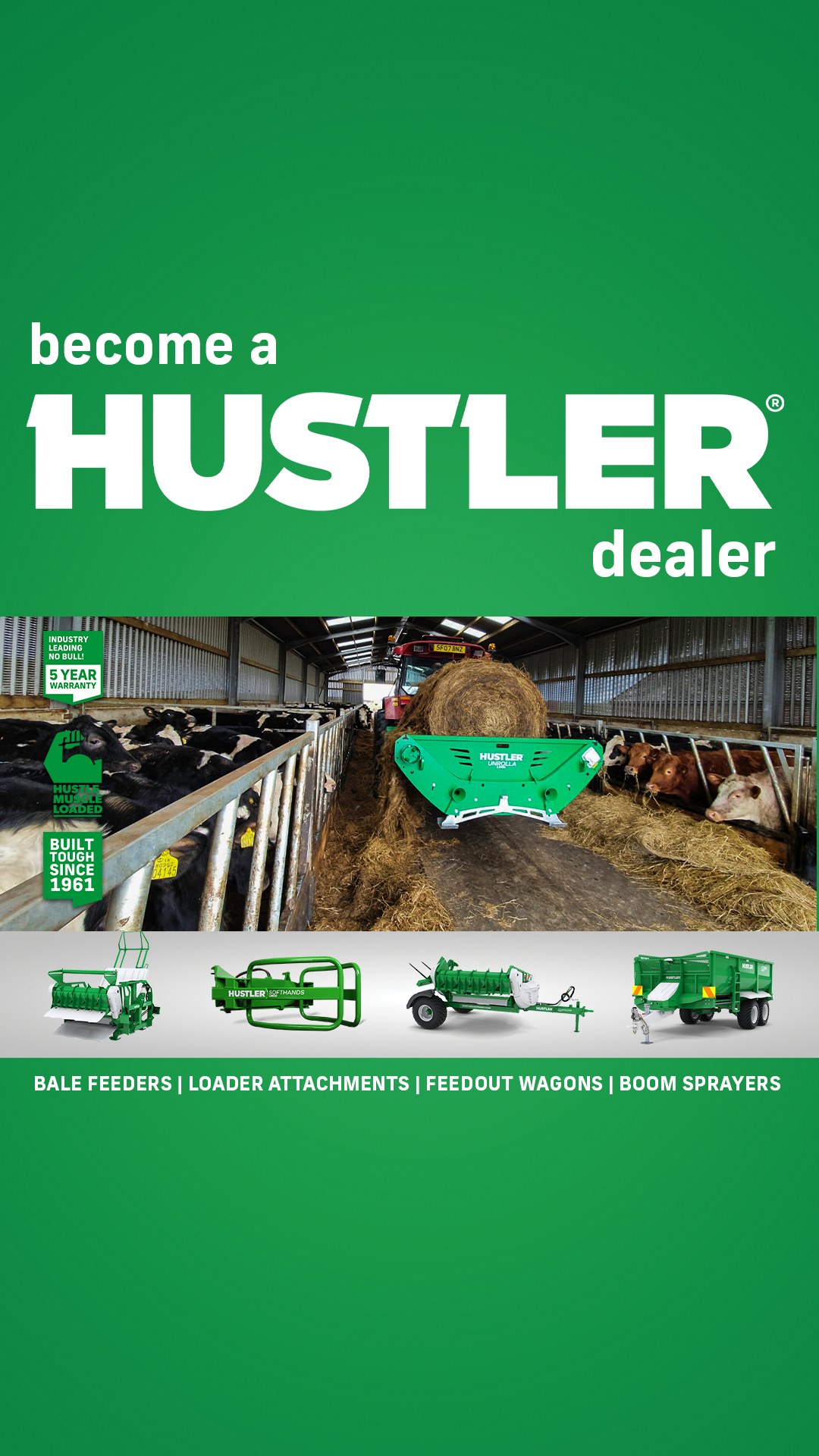Hustler Equipment Facebook ad