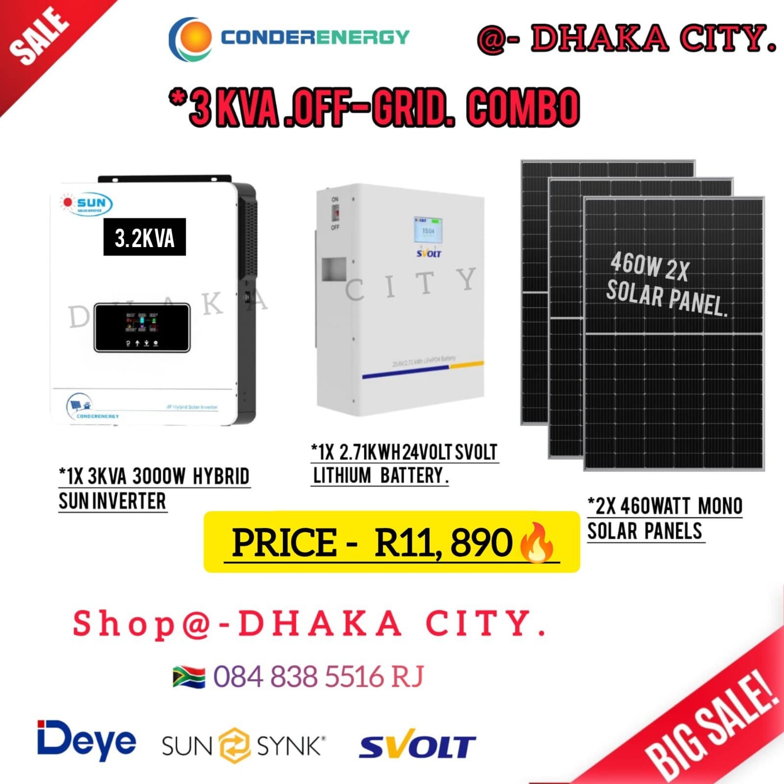 DHAKA CITY. Facebook ad: Chat in Messenger