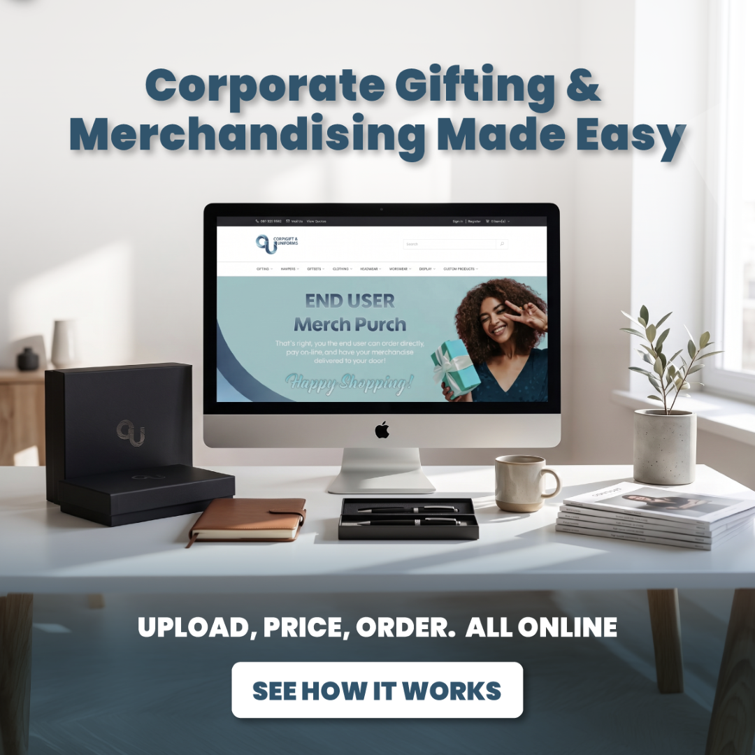 CorpiGift Facebook ad: Upload, Customise and Order in Minutes
