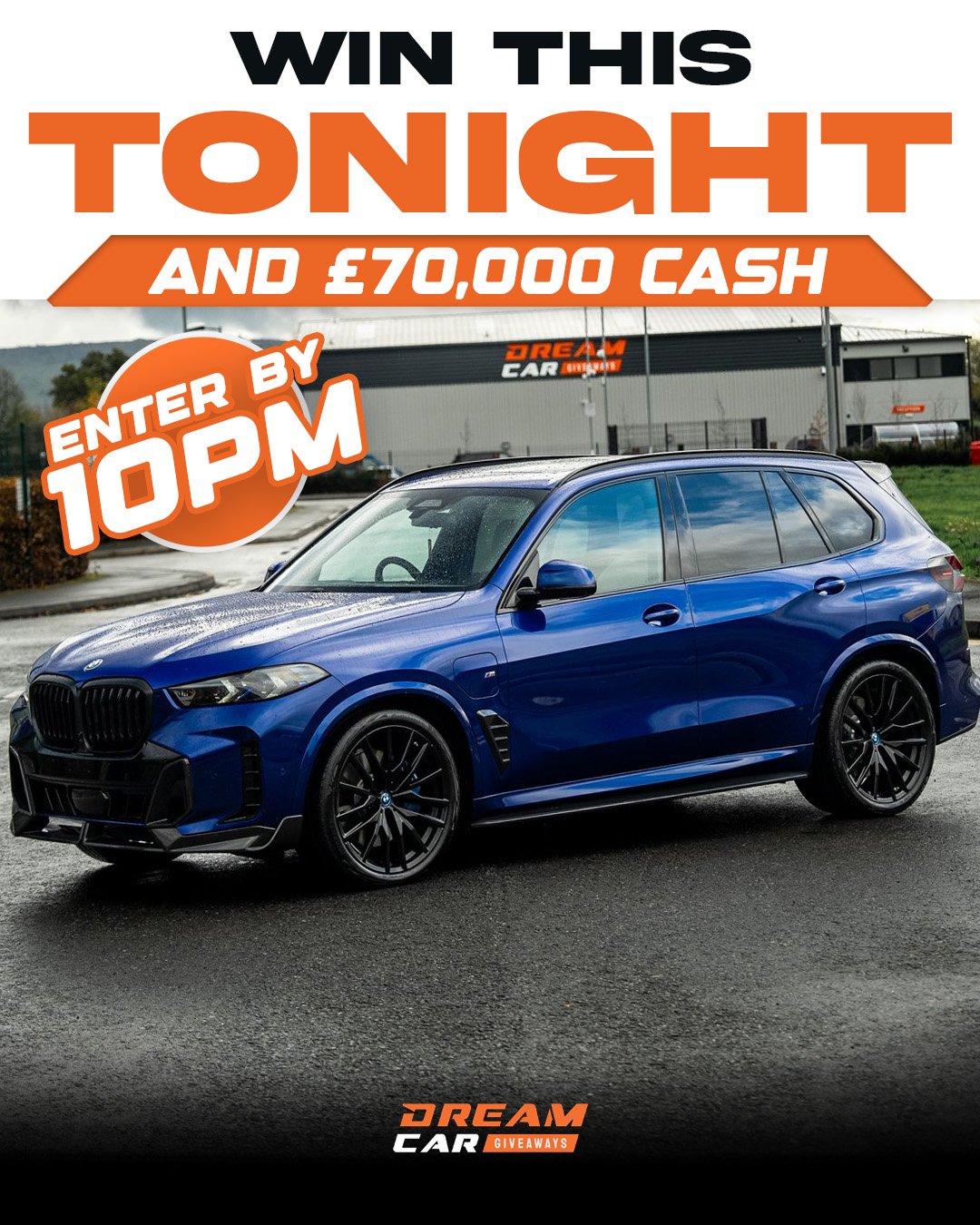 Dream Car Giveaways Facebook ad