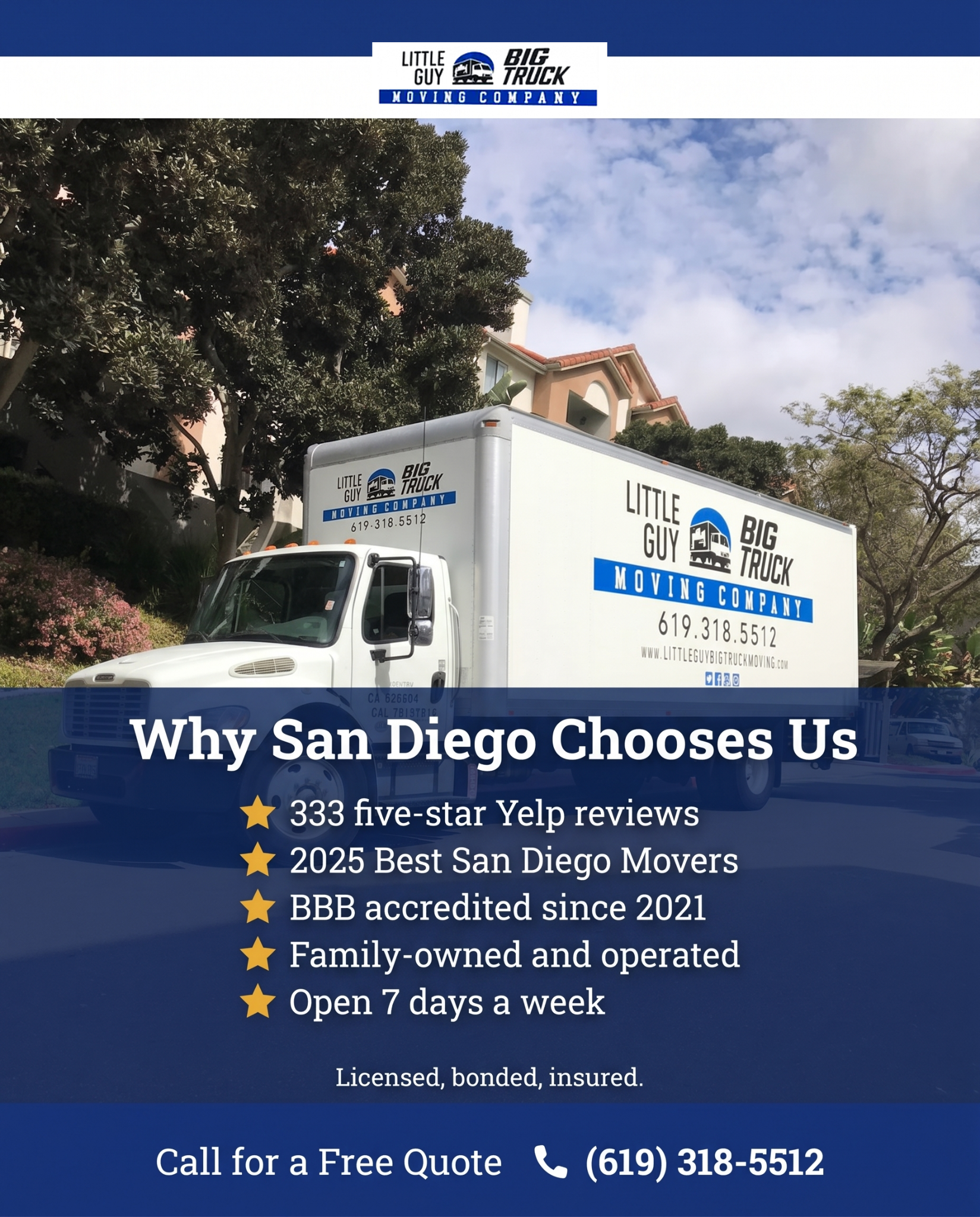 Little guy big truck moving Facebook ad from May 28, 2026