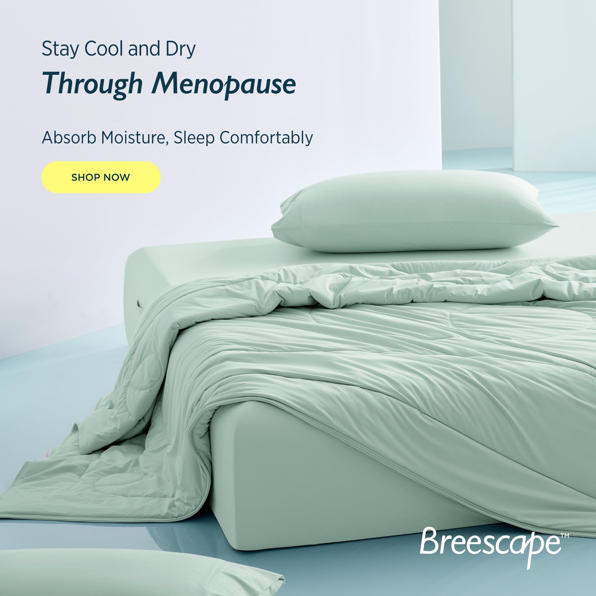 Breescape Facebook ad: Sleep Cool, Live Better