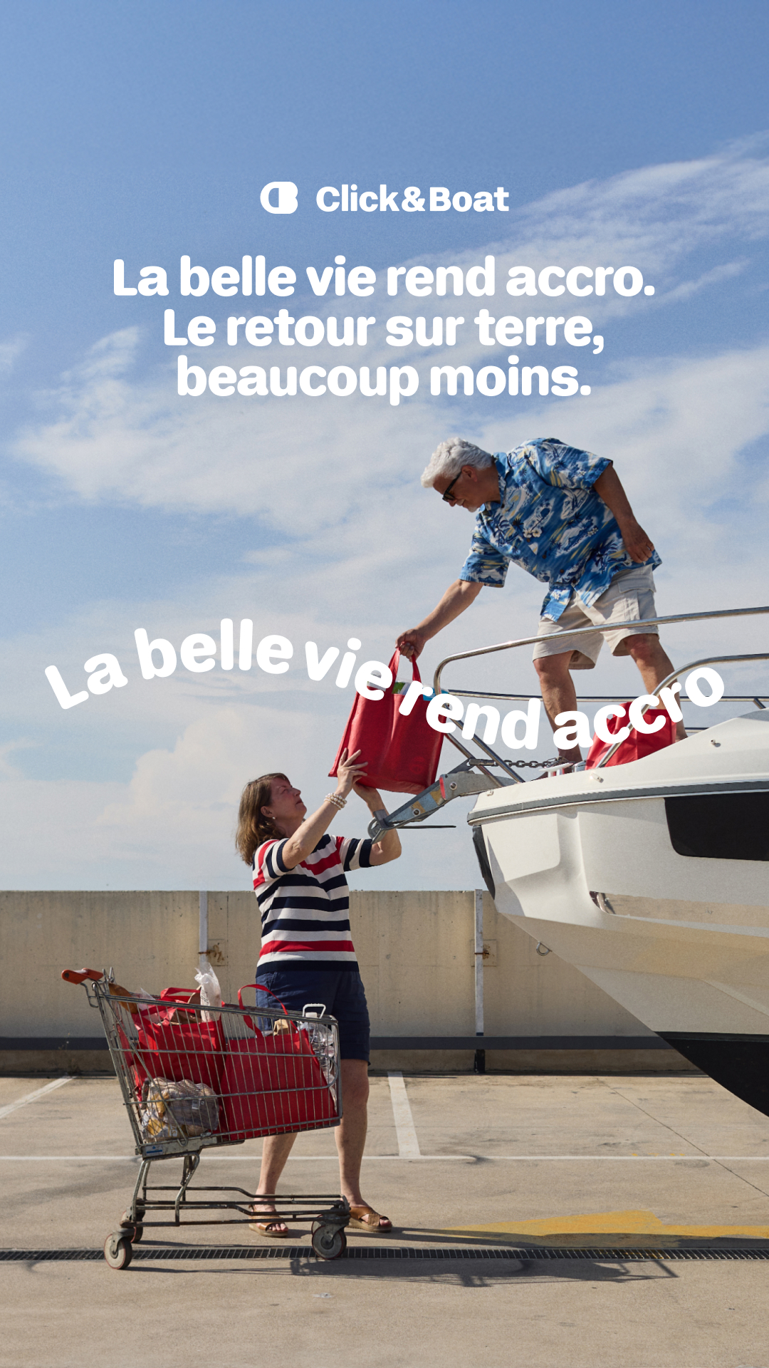 Click&Boat Facebook ad