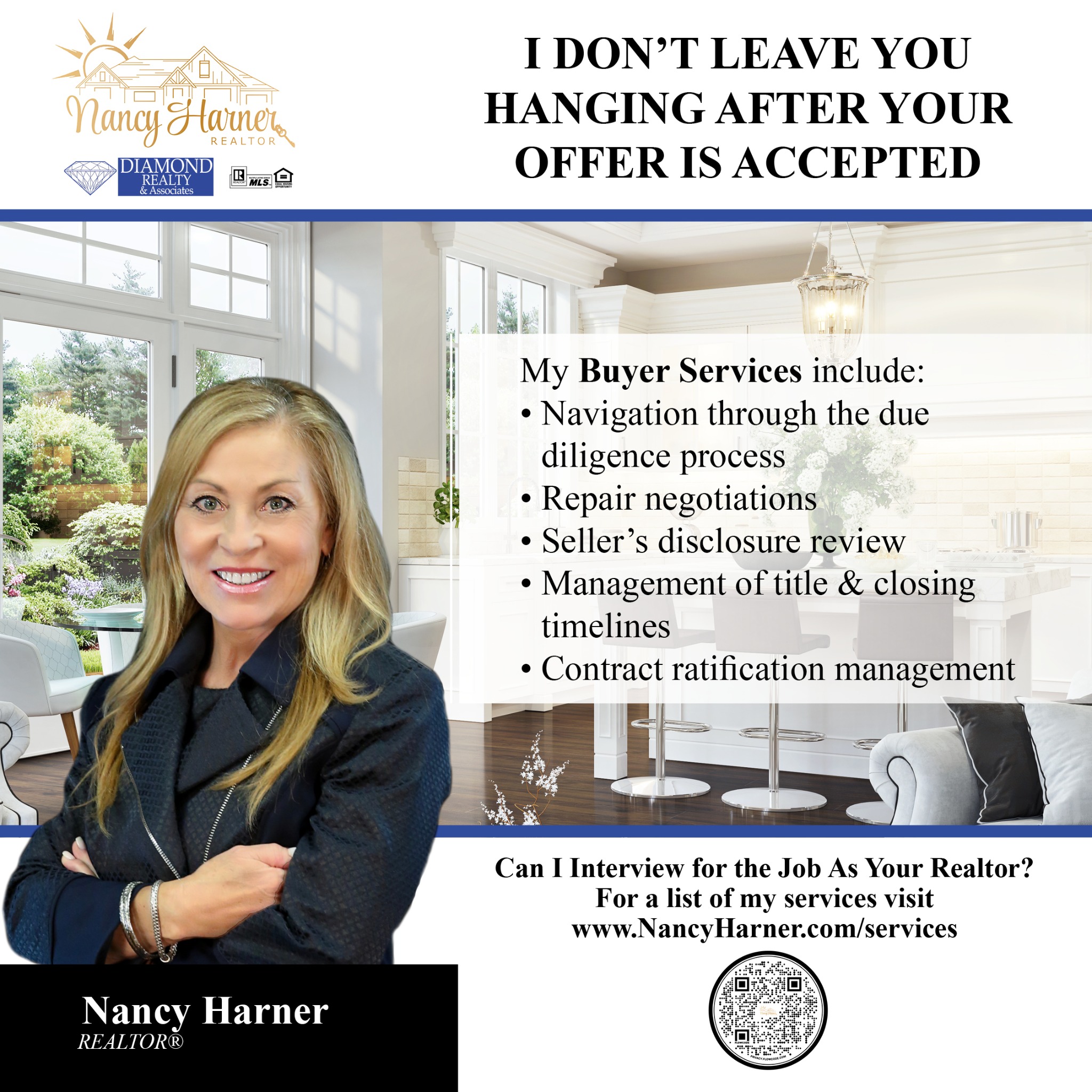 Nancy Harner with Diamond Realty & Associates Facebook ad: Message or Call (318) 218-3611 Direct / (318) 746-0011…