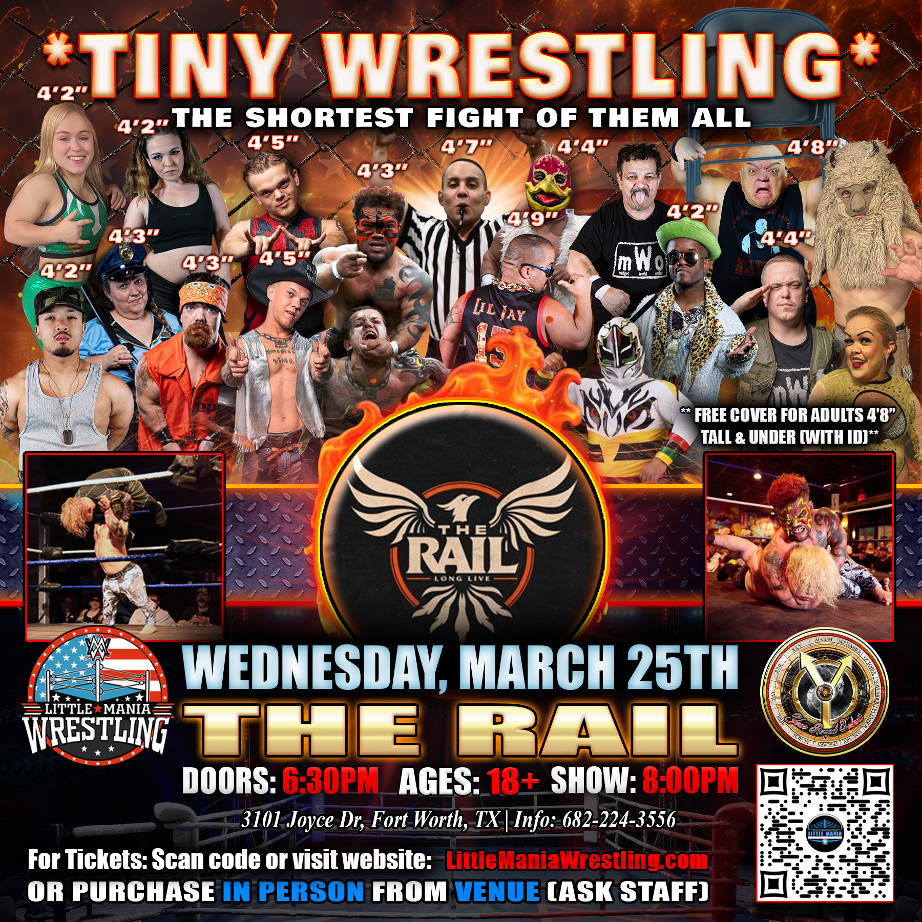 Little Mania Wrestling Facebook ad