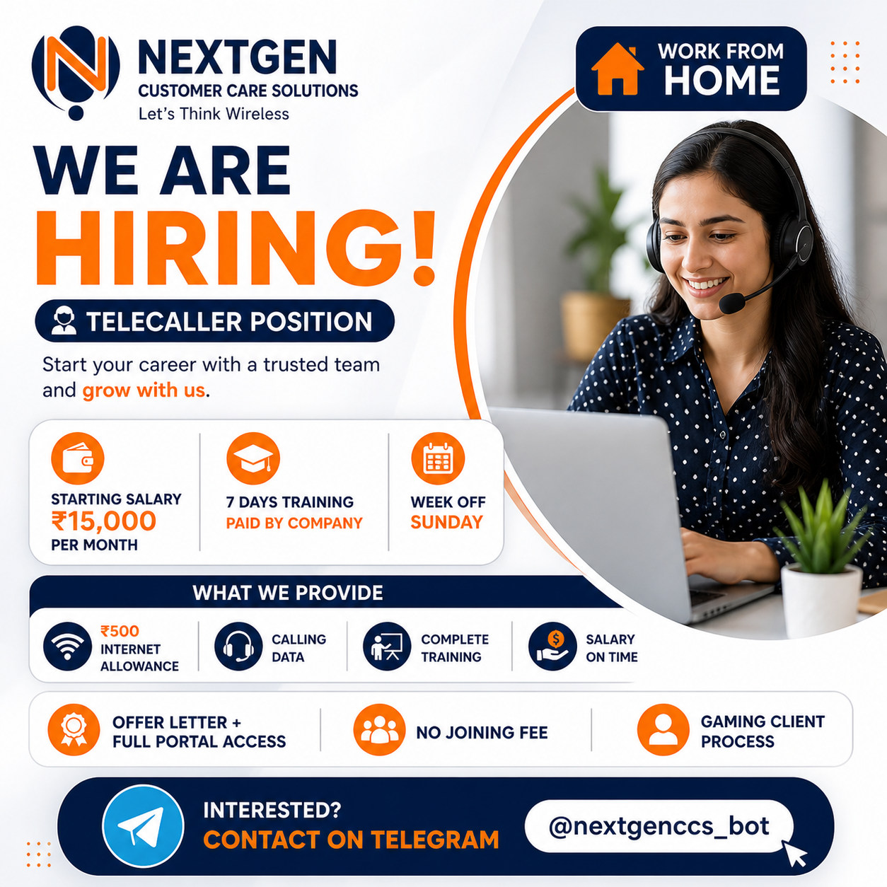 Wf Services Facebook ad: Nextgen Customer Care Center - Expert Support | Nextgen…