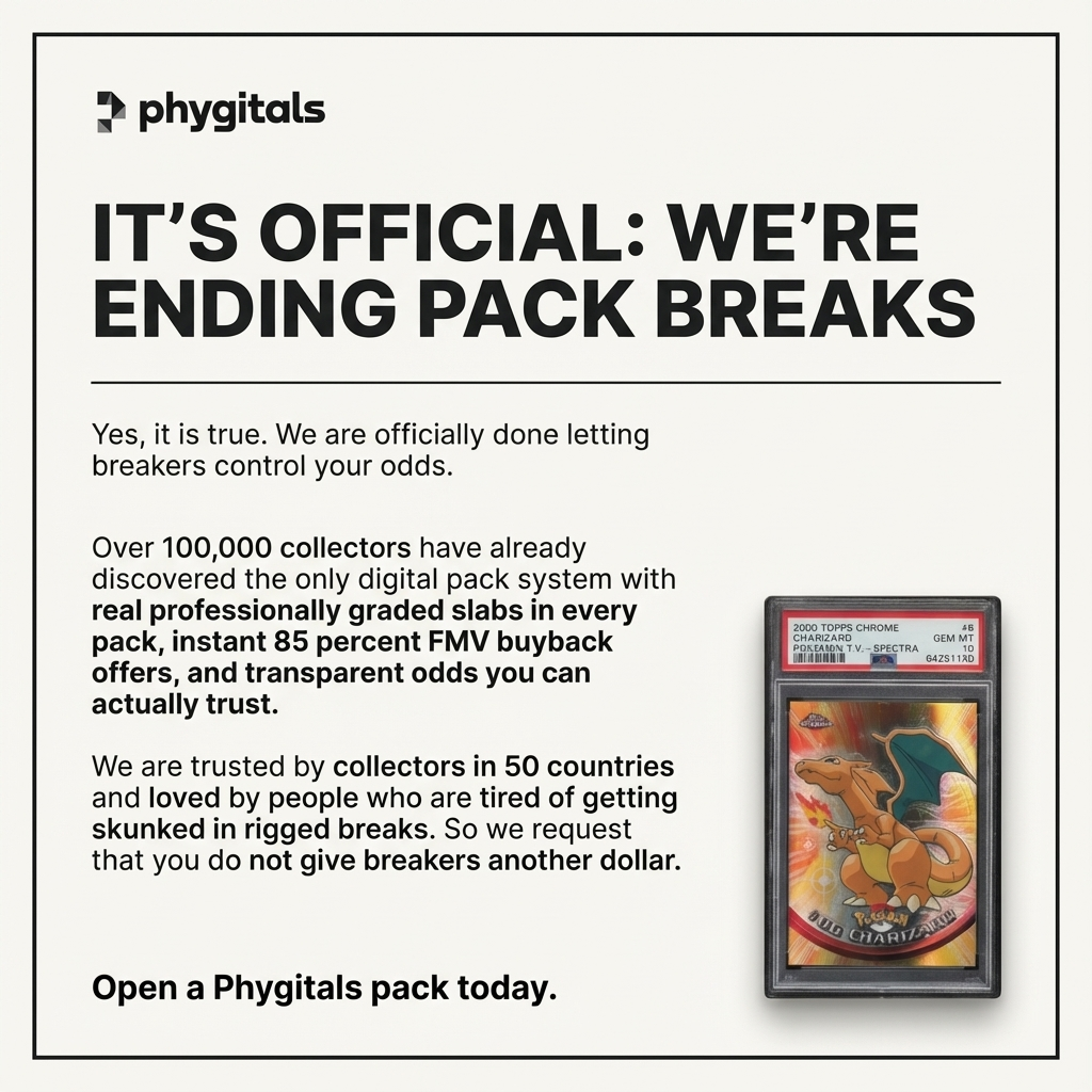 Phygitals Facebook ad