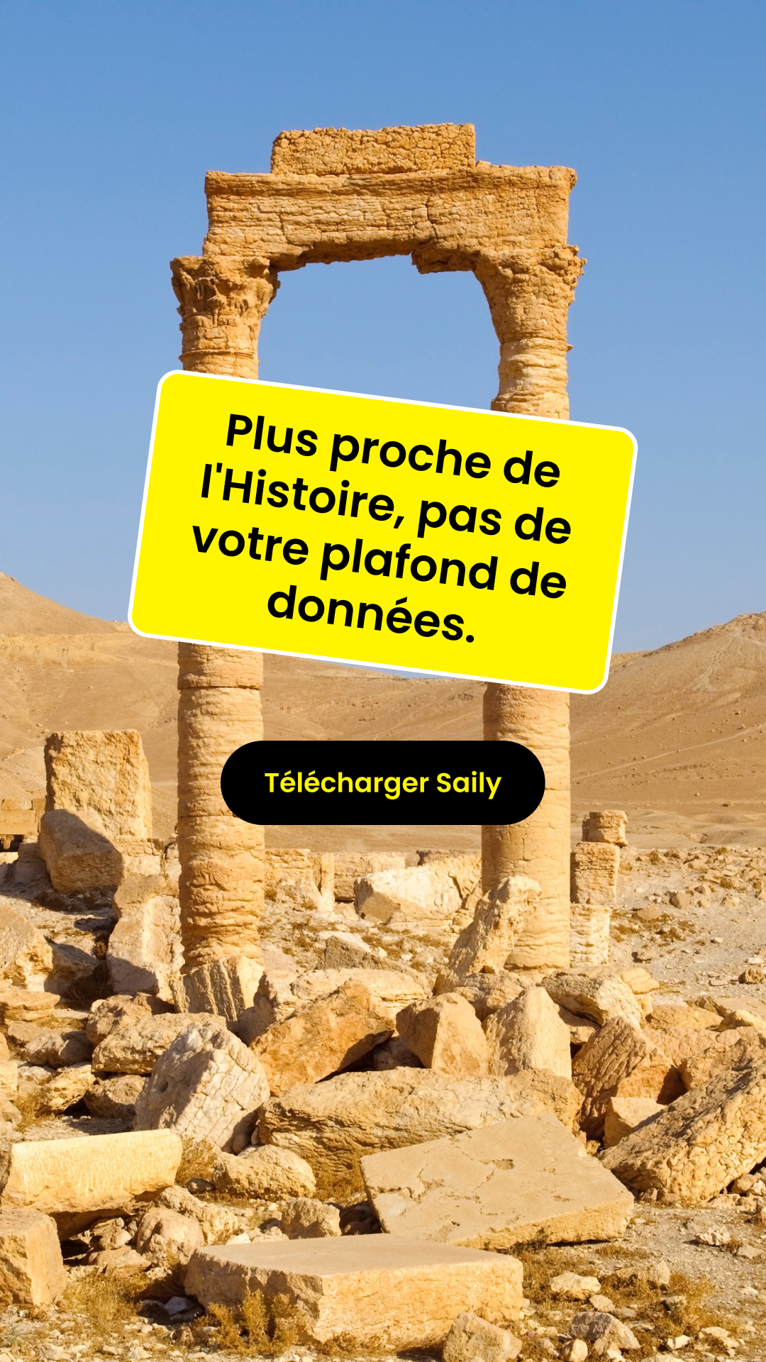 Saily Facebook ad