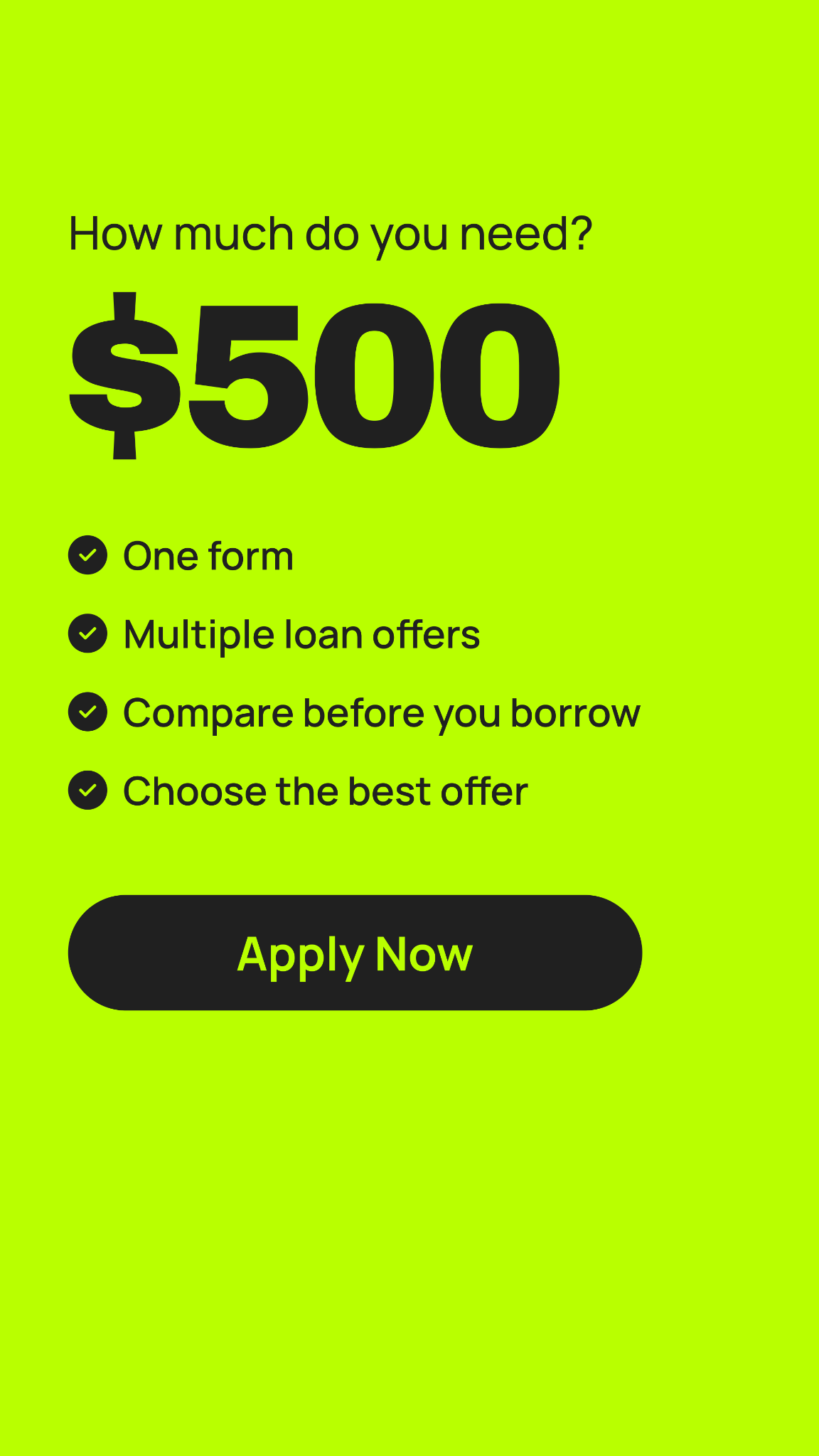 Cash Advance App Facebook ad