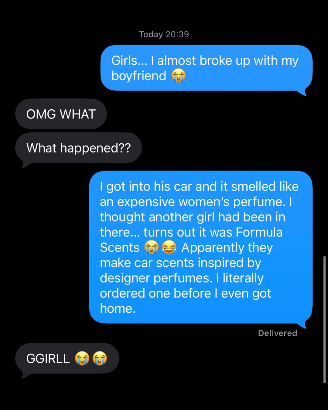 Formula Scents Facebook ad: Formula Scents the World