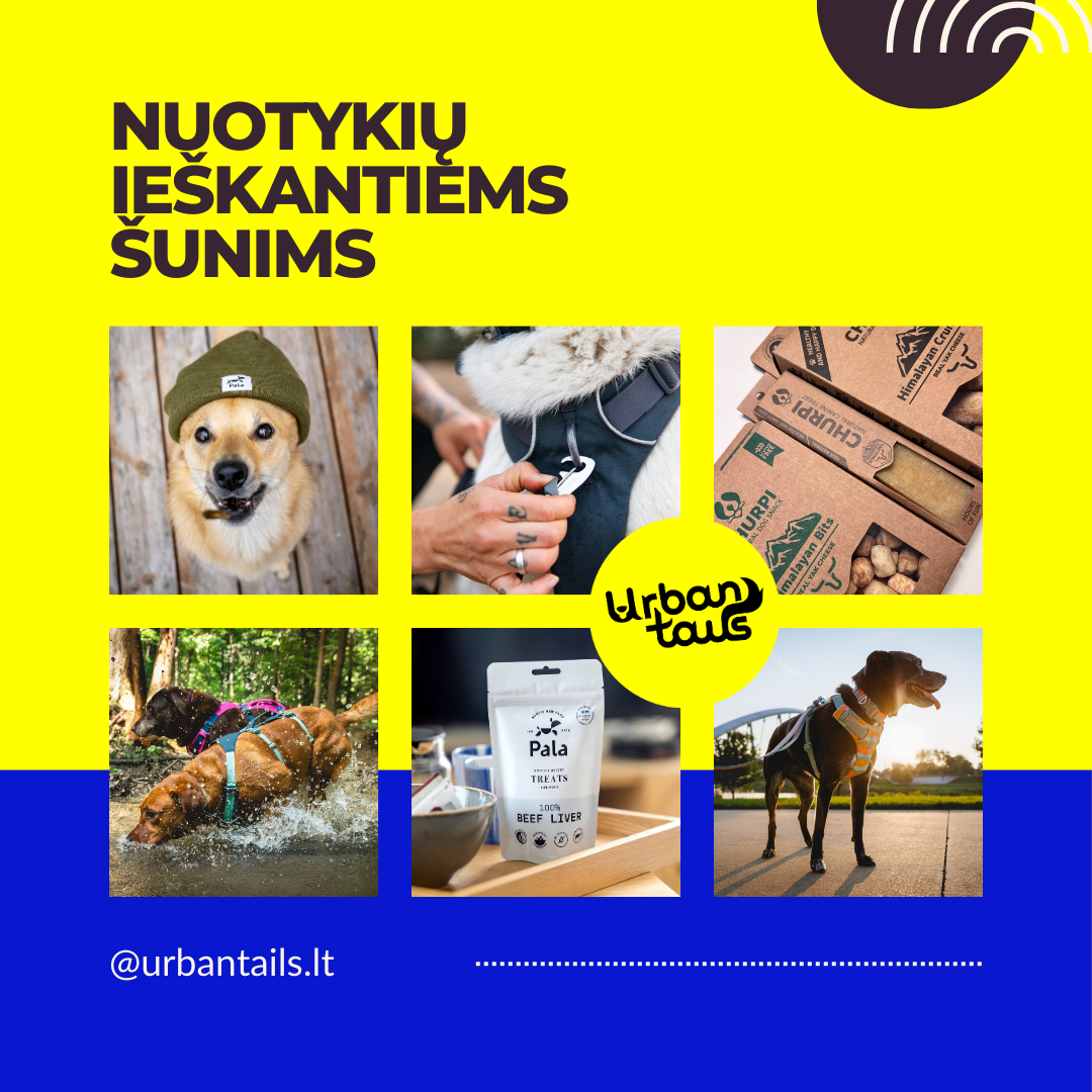 Urban Tails Facebook ad: Kiekvienas šuo yra nuotykių ieškotojas