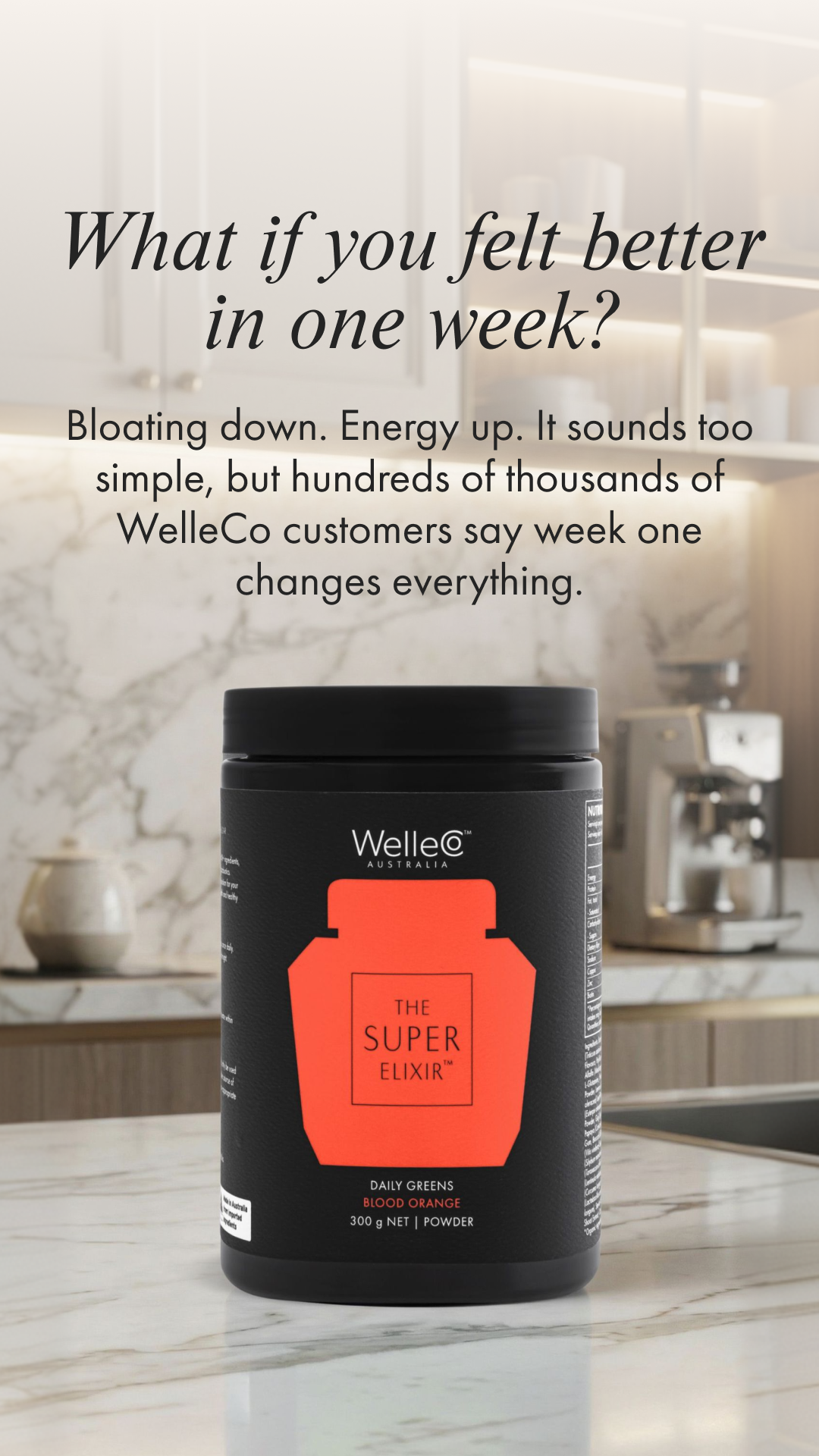WelleCo Facebook ad