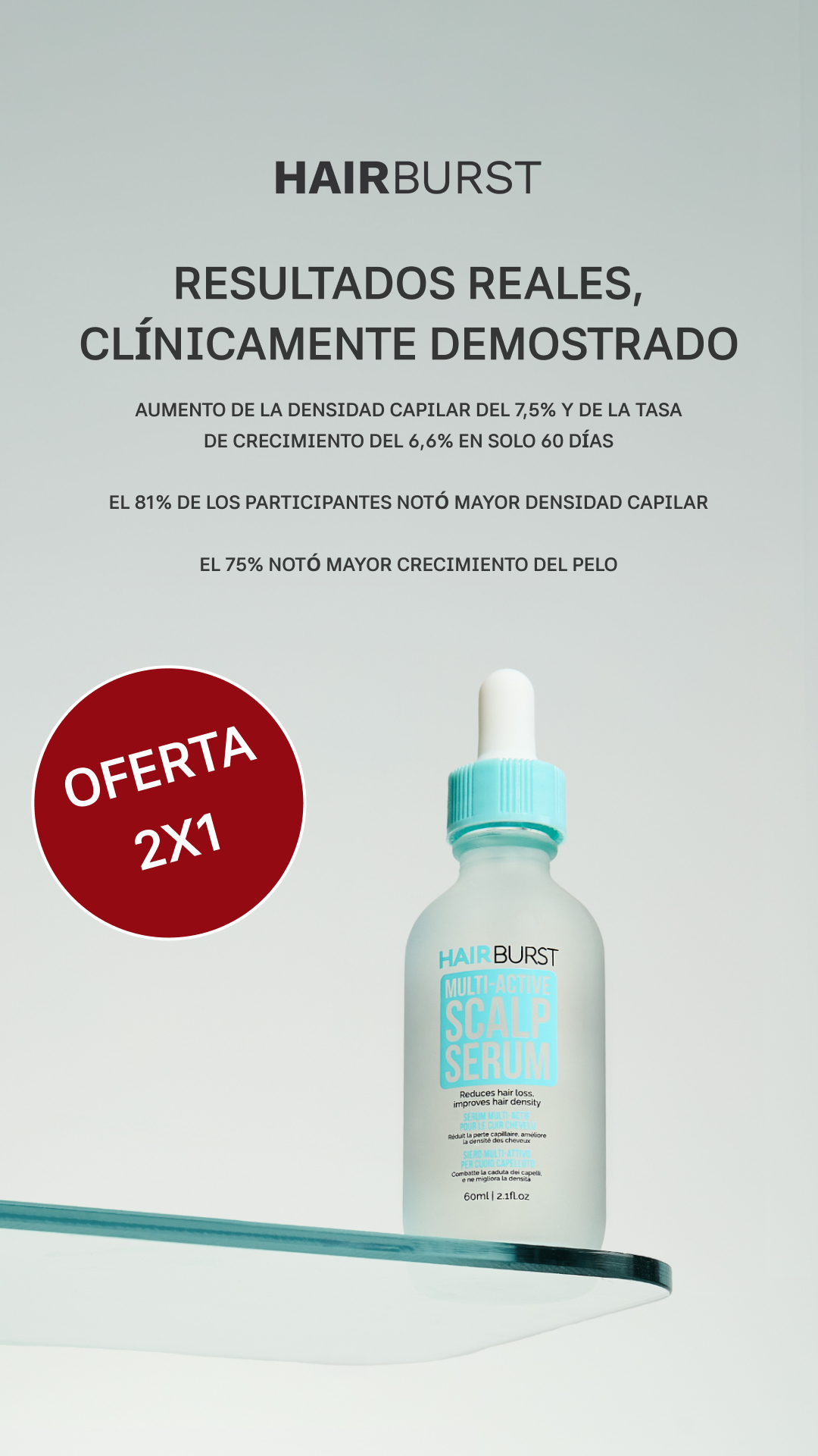 Hairburst España Facebook ad