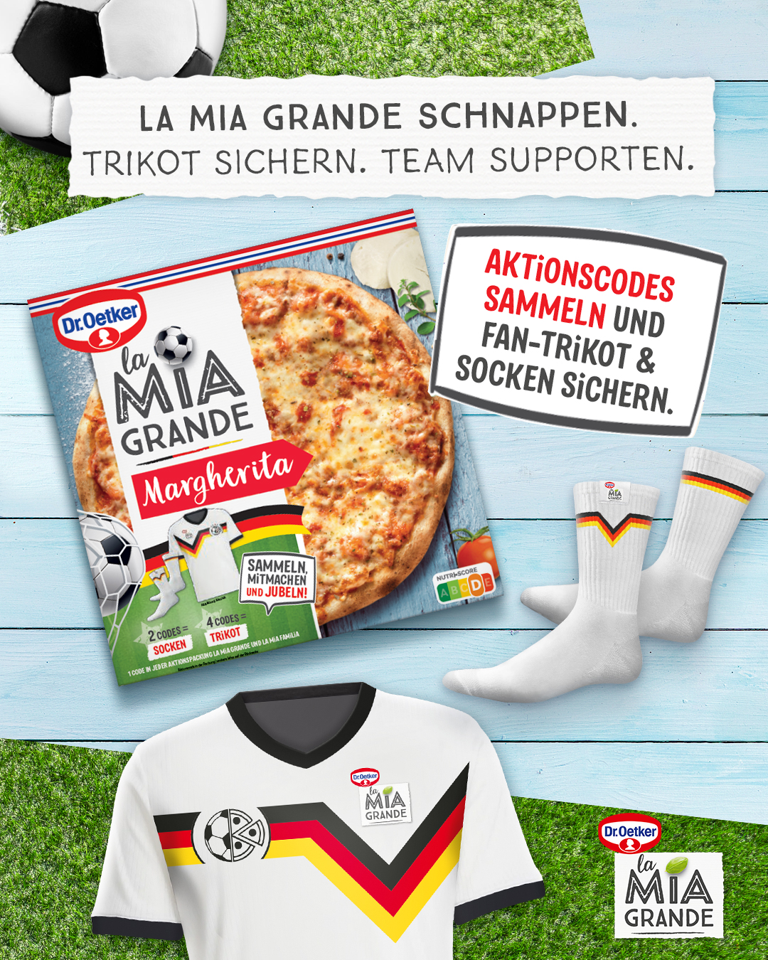 Dr. Oetker Pizza Deutschland Facebook ad: Die Mission steht: Voller Support für unsere Elf!