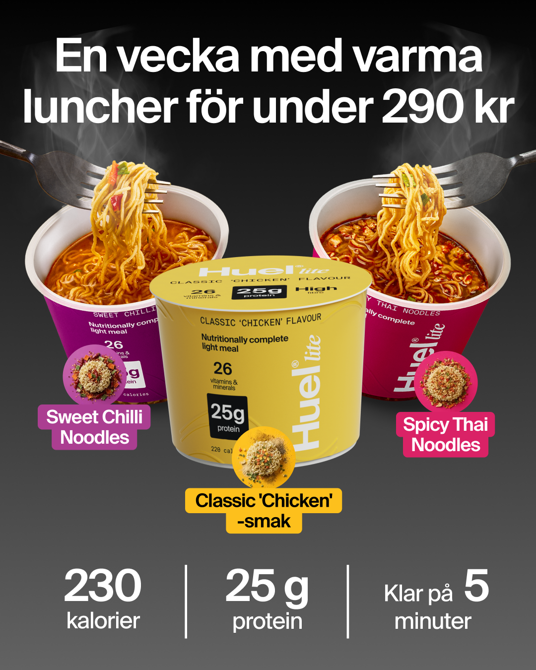 Huel Facebook ad