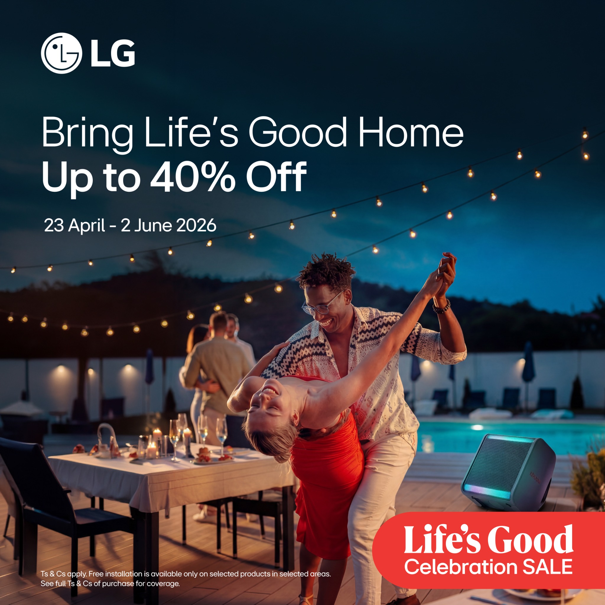 LG Global Facebook ad: Bring Life’s Good Home