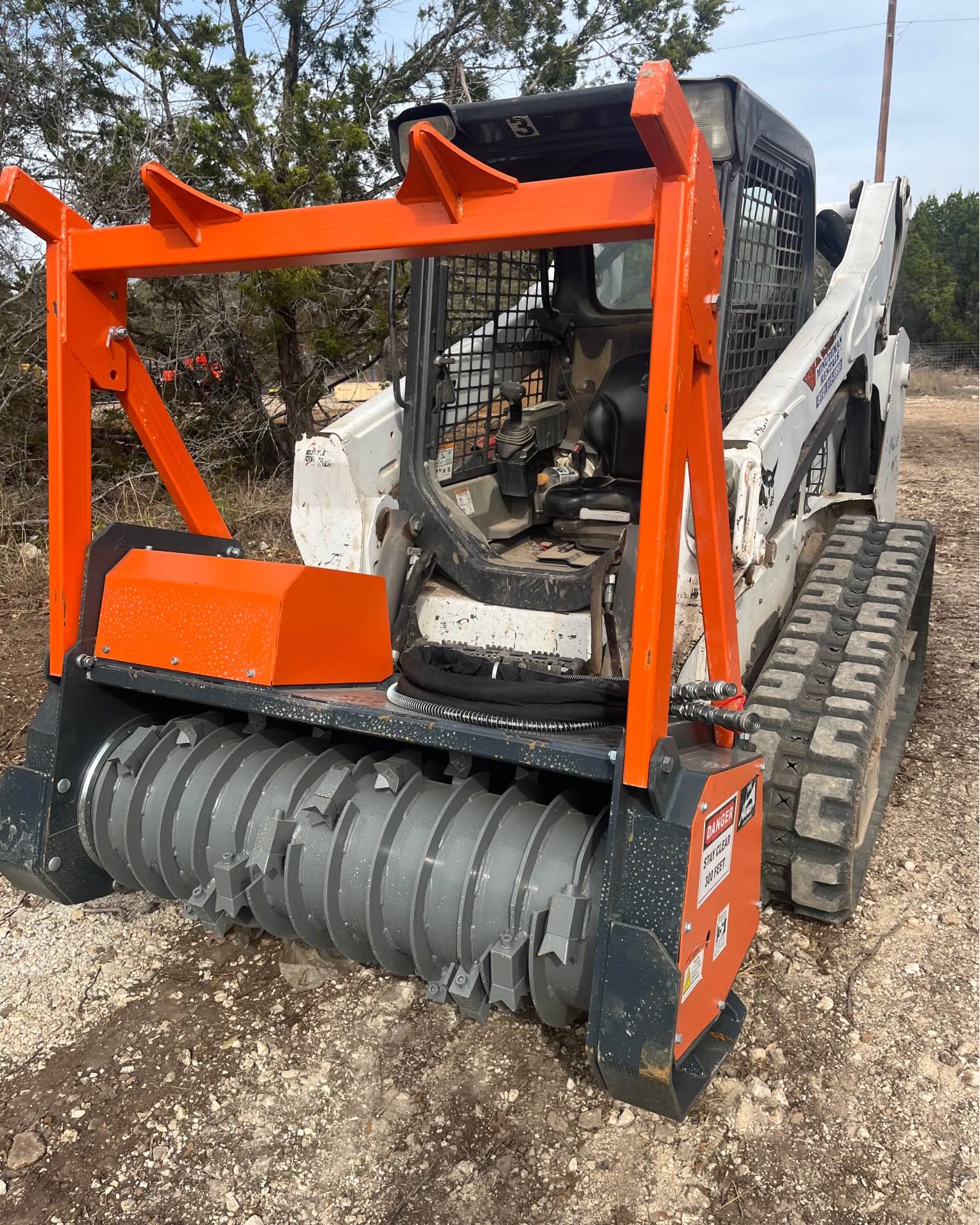Eric Brown Facebook ad: Brand new skid steer handy 50 inch forestry mulcher