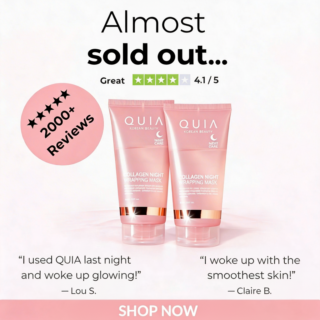 Quia Korean Skincare Facebook ad