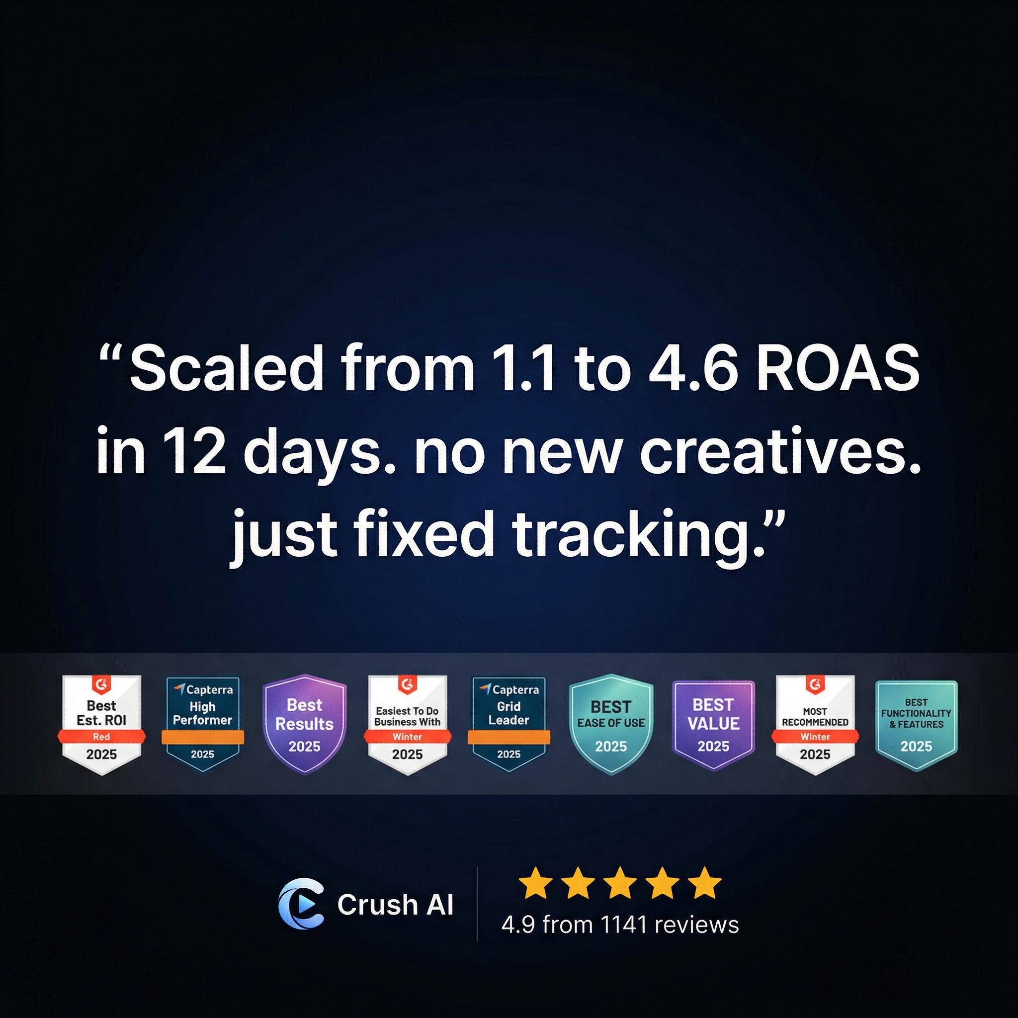 trycrush.ai Facebook ad